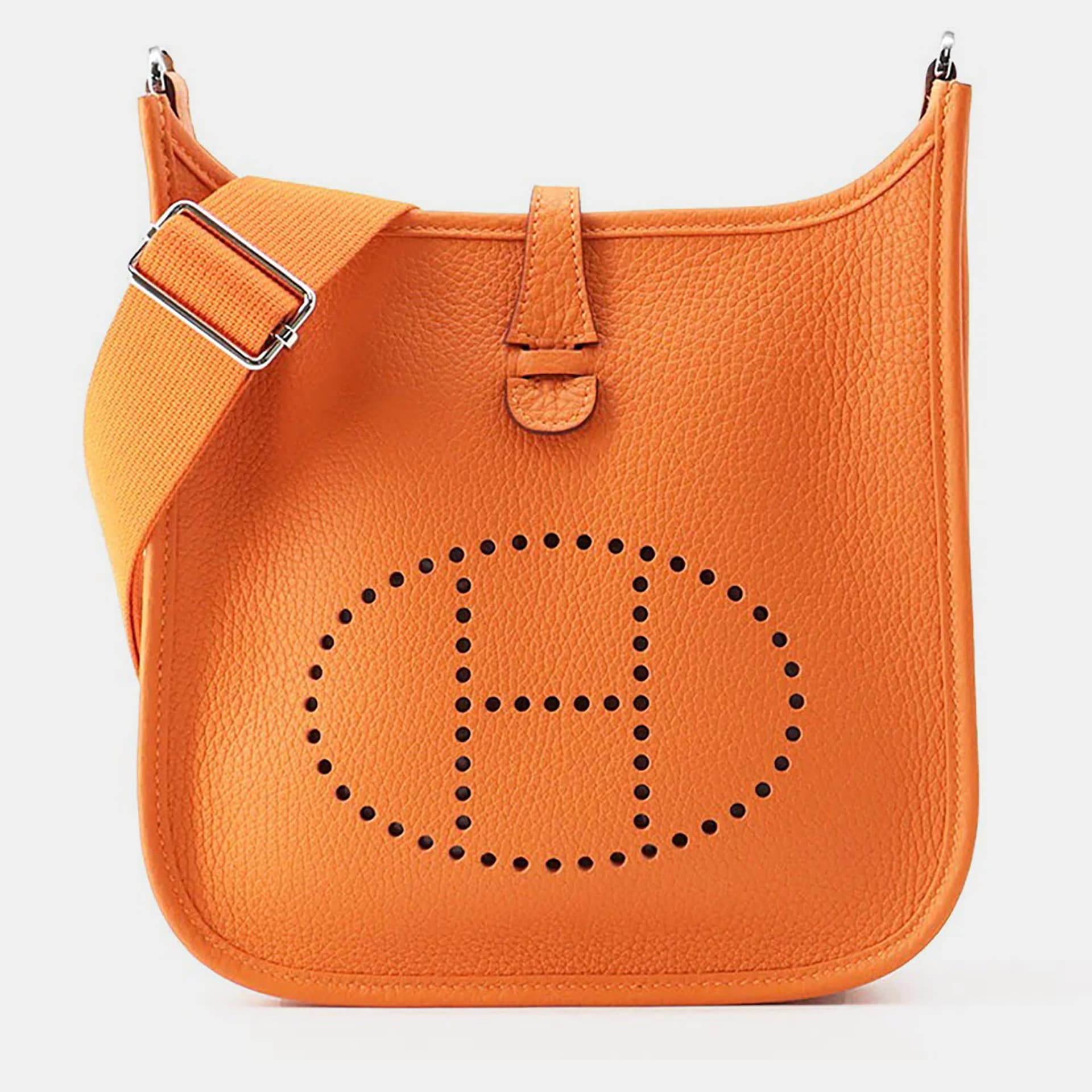 Hermes Evelyne 3 Orange Taurillon Clemence Size 23
