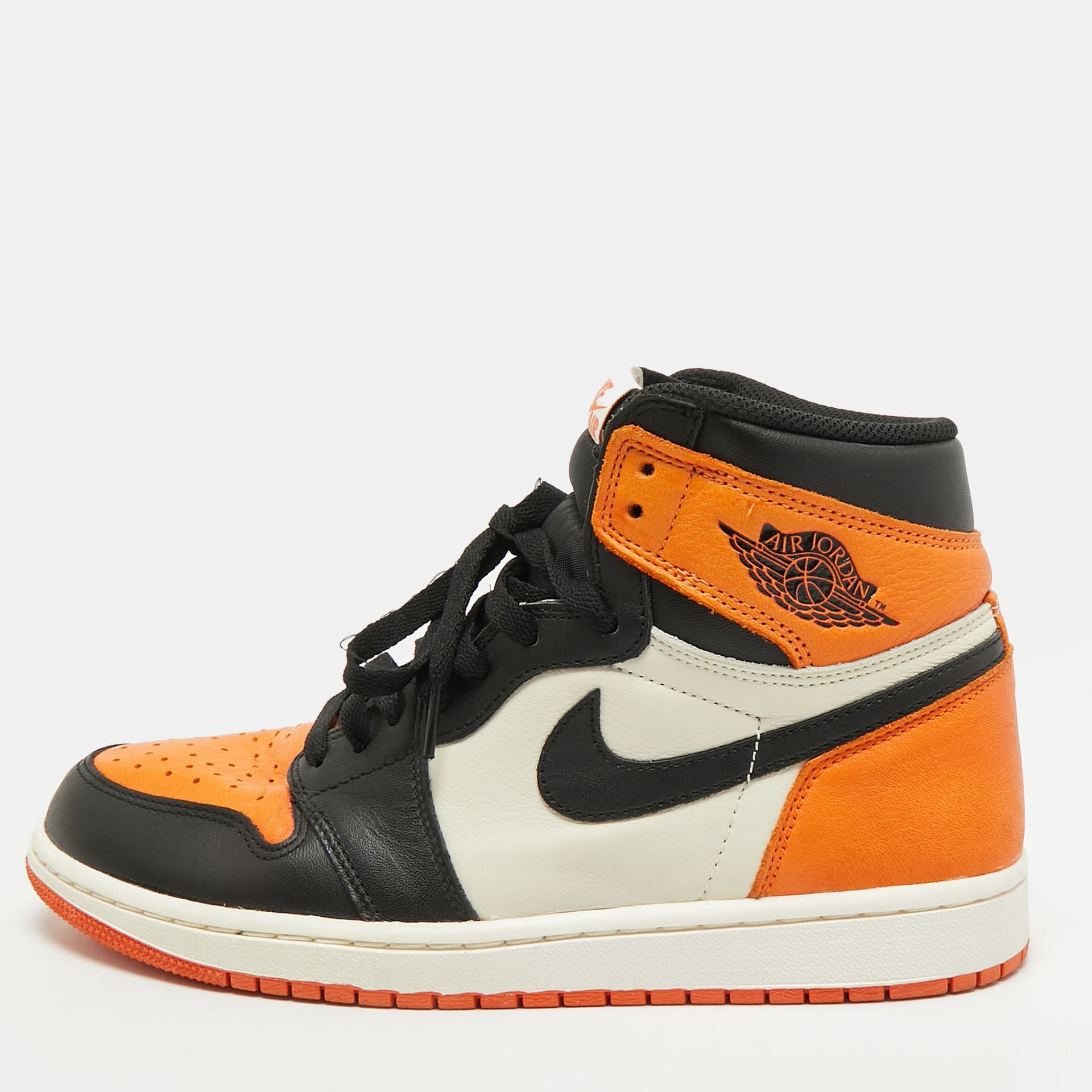 Air Jordans Jordan 1 Retro Shattered Backboard Size 43 Multicolor Leather High Top Sneakers