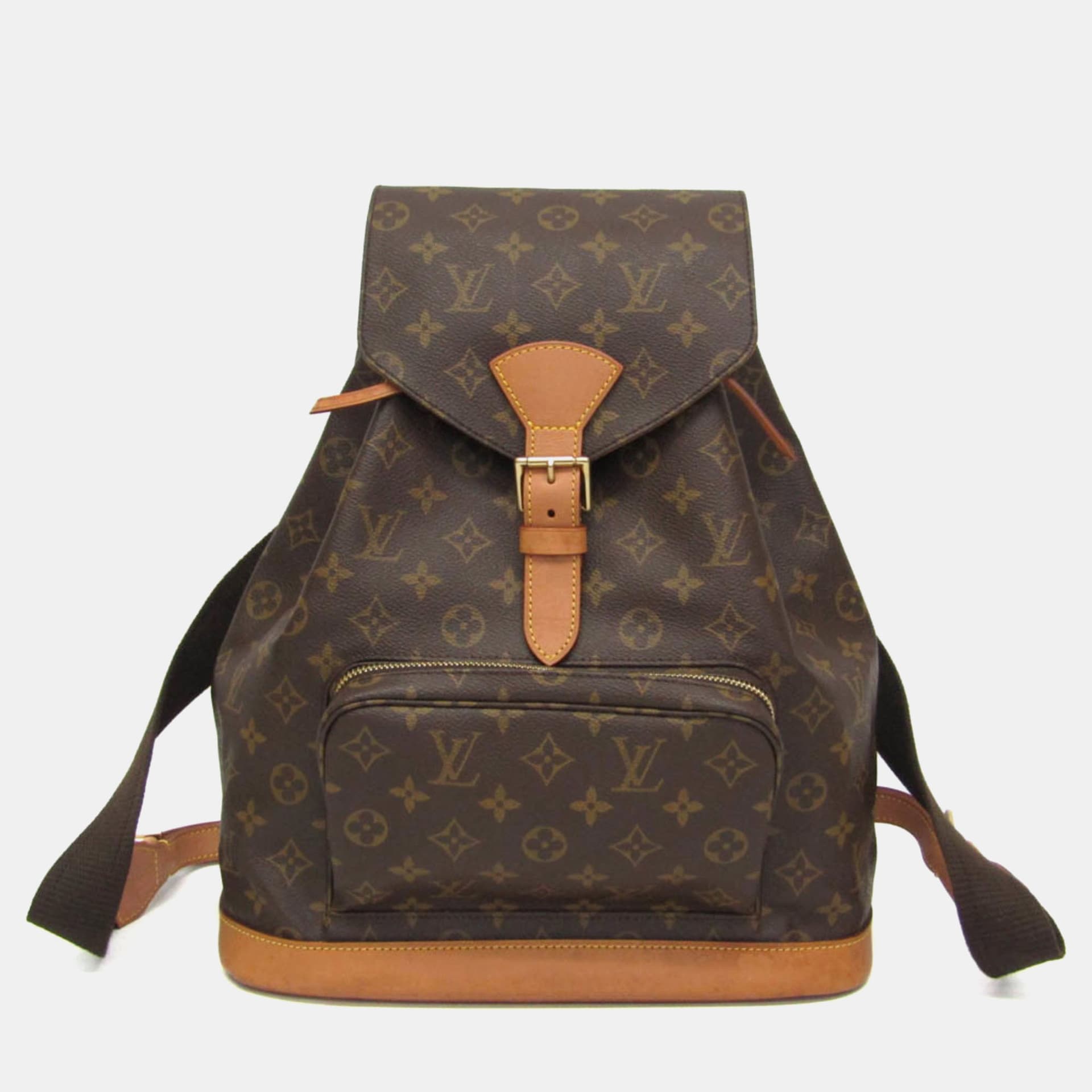 Louis Vuitton Montsouris GM Brown Monogram Canvas Backpack Bag