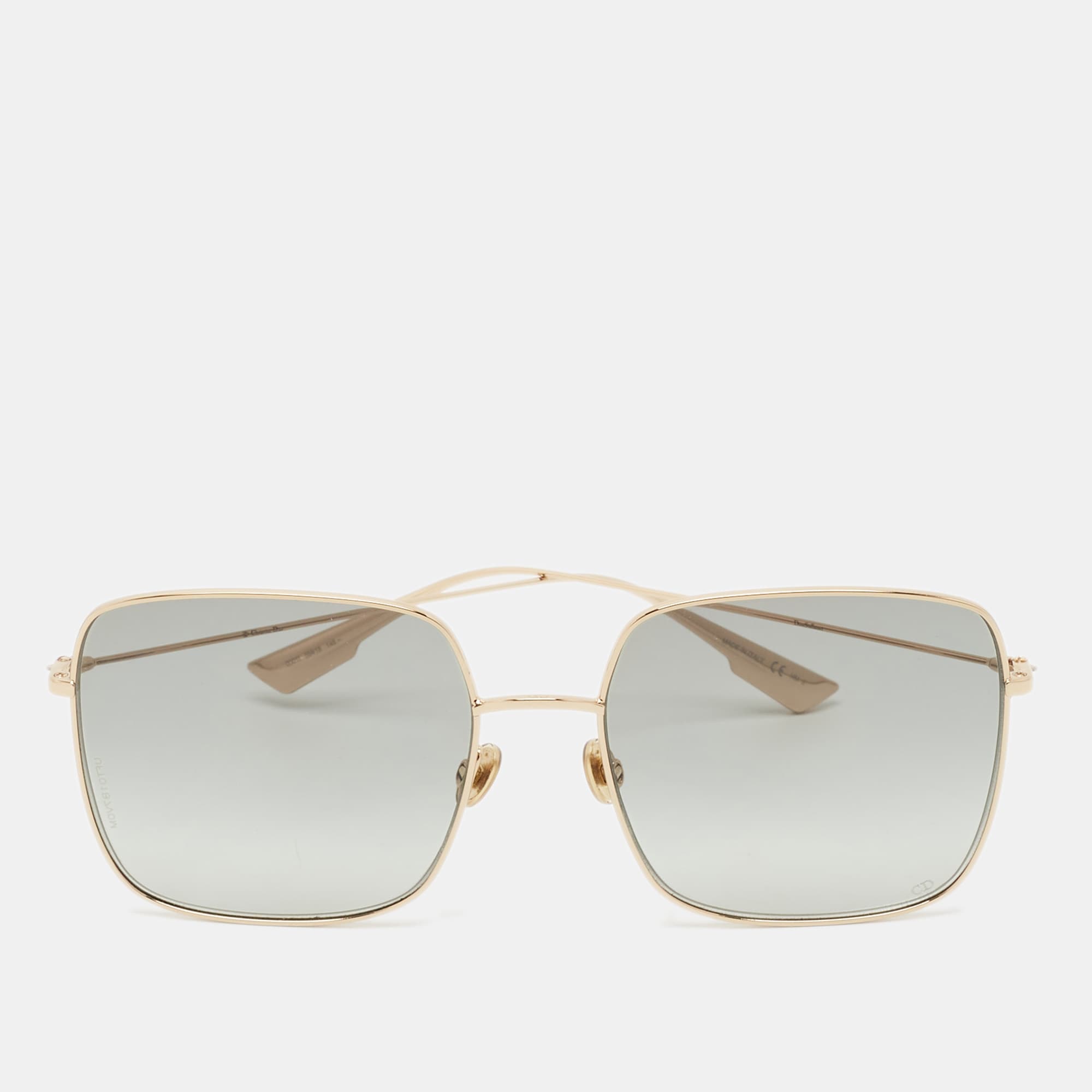 Dior Green/Gold Tone 0001I DiorStellaire1 Square Sunglasses