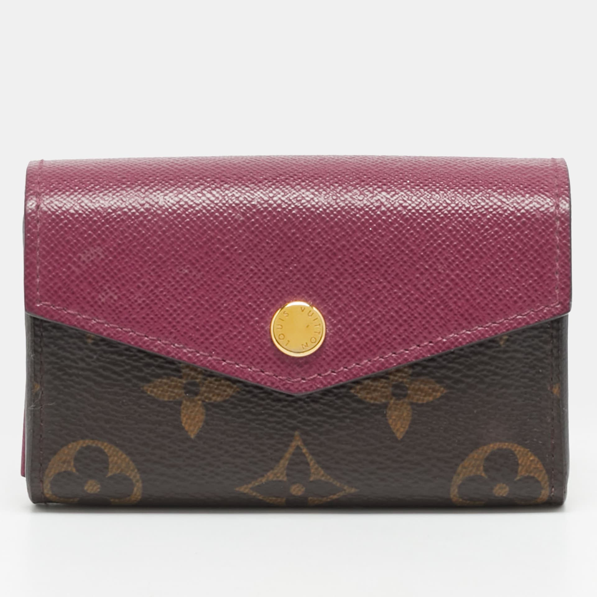 Louis Vuitton Sarah Multicartes Aurore Monogram Canvas Wallet