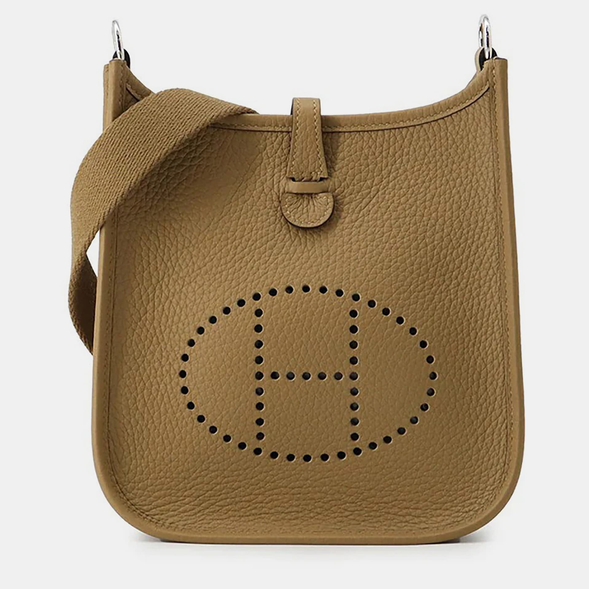Hermes Evelyne Long Dune Taurillon Clemence Size TPM Tote Bag