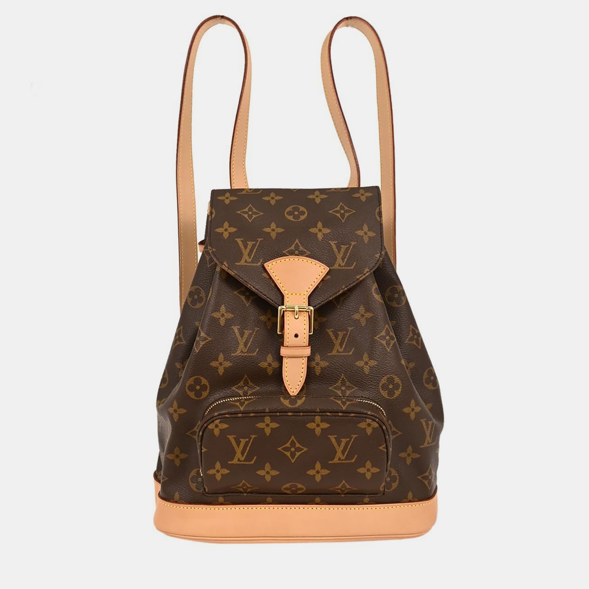 Louis Vuitton Montsouris MM Brown Monogram Canvas Backpack Bag