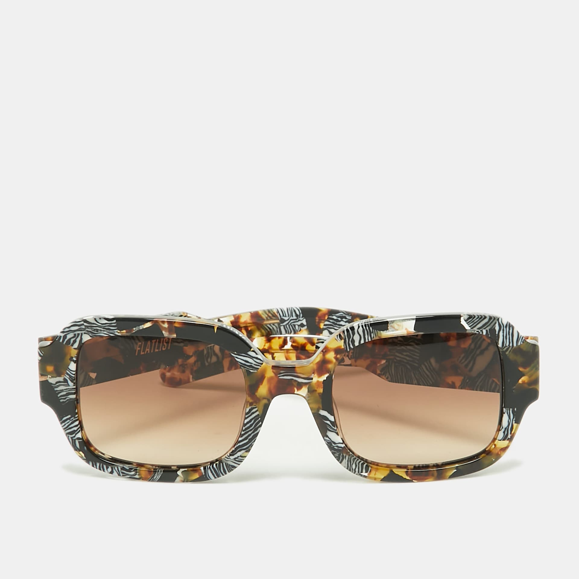 Flatlist Brown Gradient 006 FL 623 Tishkoff Safari Square Sunglasses