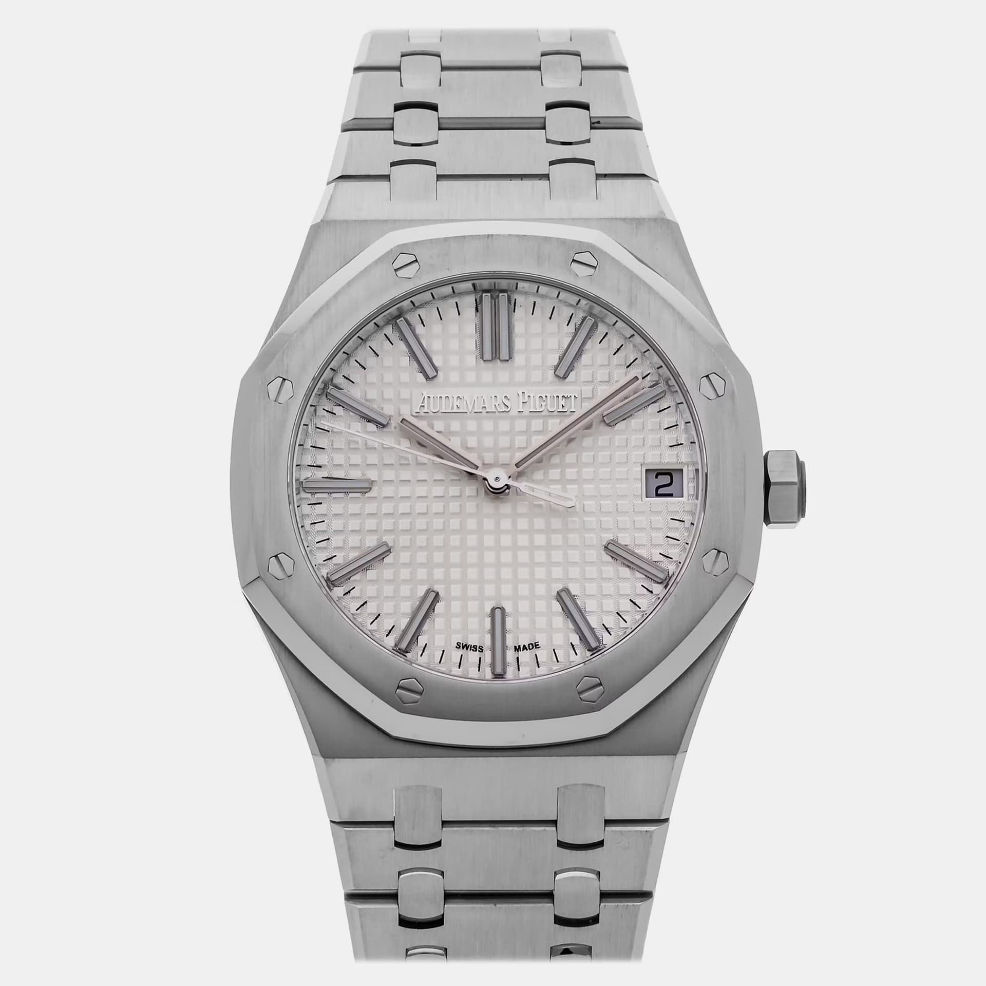 Audemars Piguet Royal Oak 15510ST.OO.1320ST.03 Silver Stainless Steel Automatic Men's Wristwatch 41mm