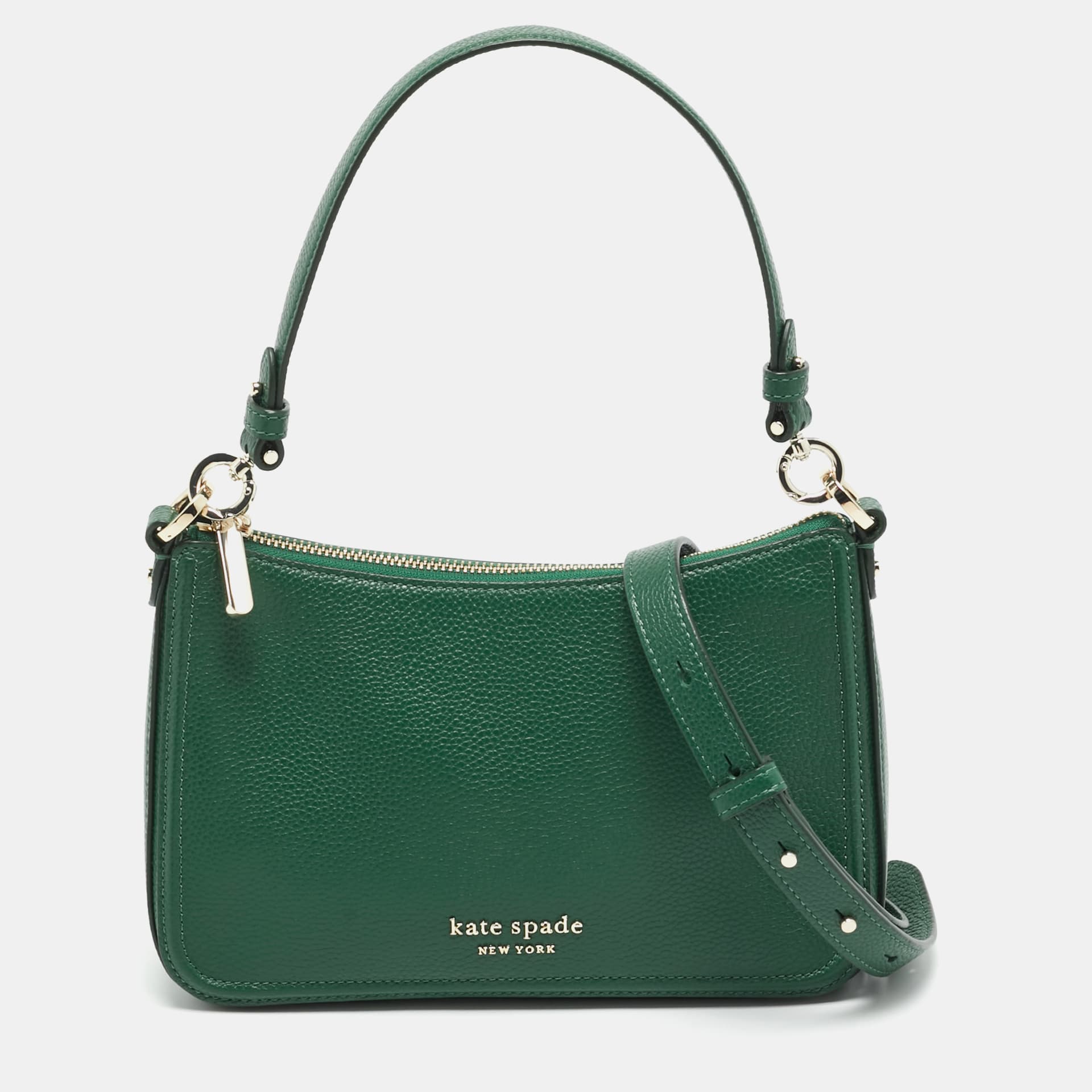 Kate Spade Hudson Green Leather Crossbody Bag