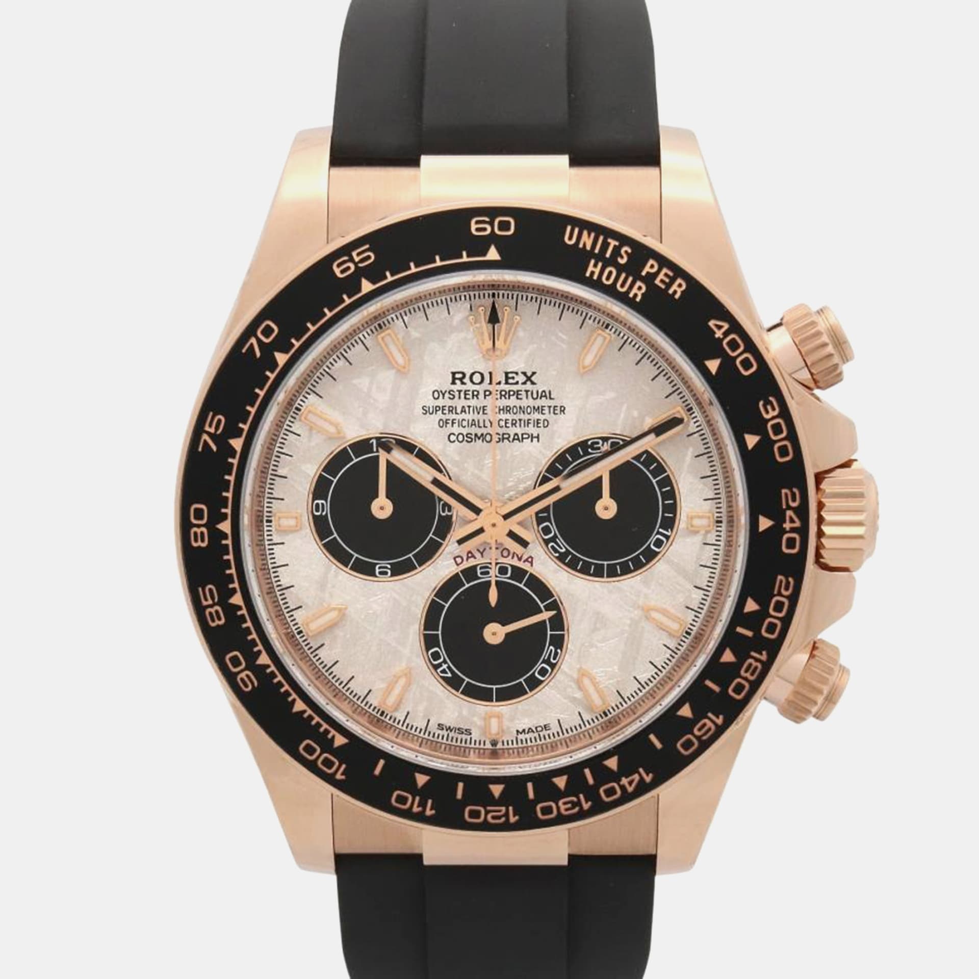 Rolex Cosmograph Daytona 126515ln Silver 18K Rose Gold Automatic Women's Wristwatch 40mm