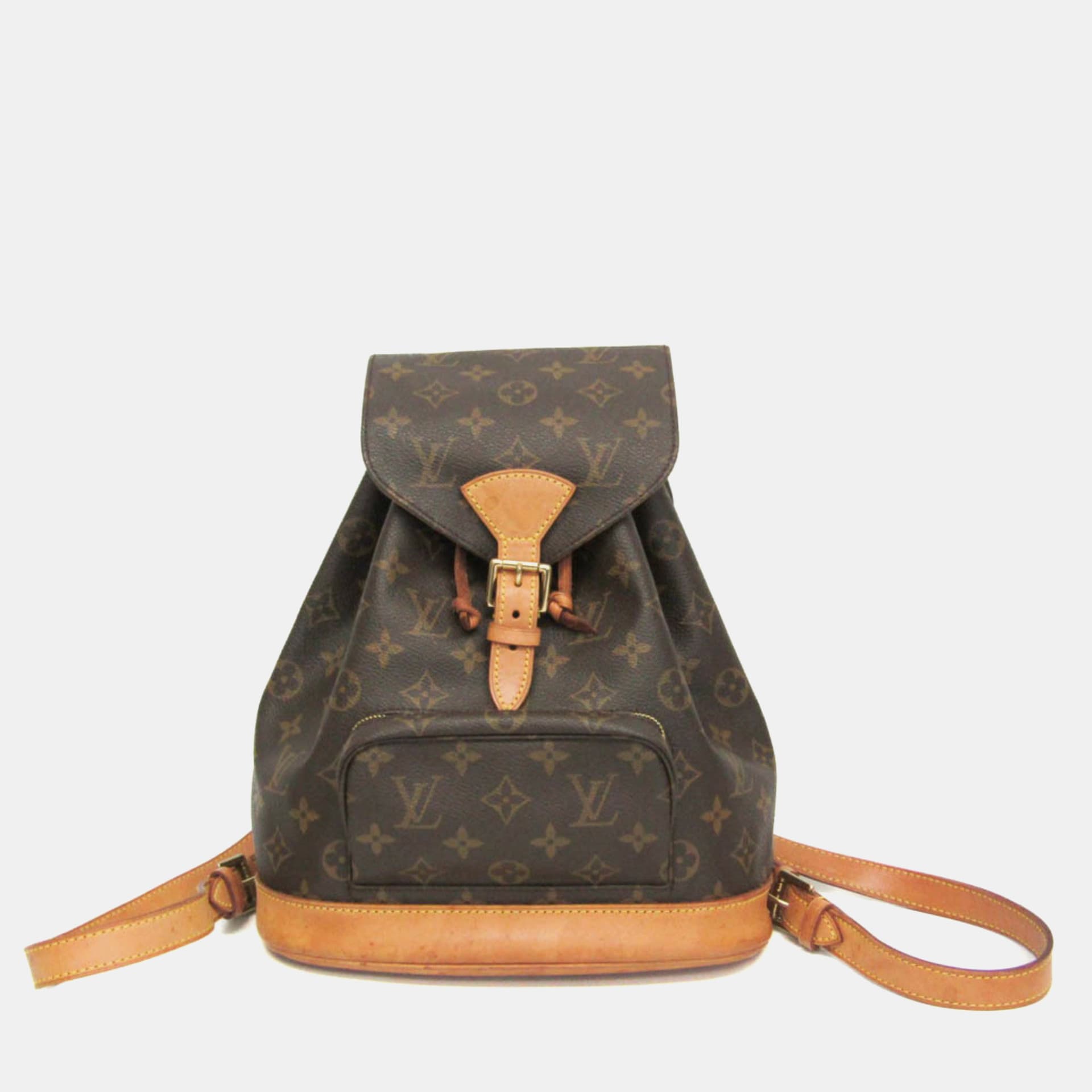 Louis Vuitton Montsouris MM Brown Monogram Canvas Backpack Bag