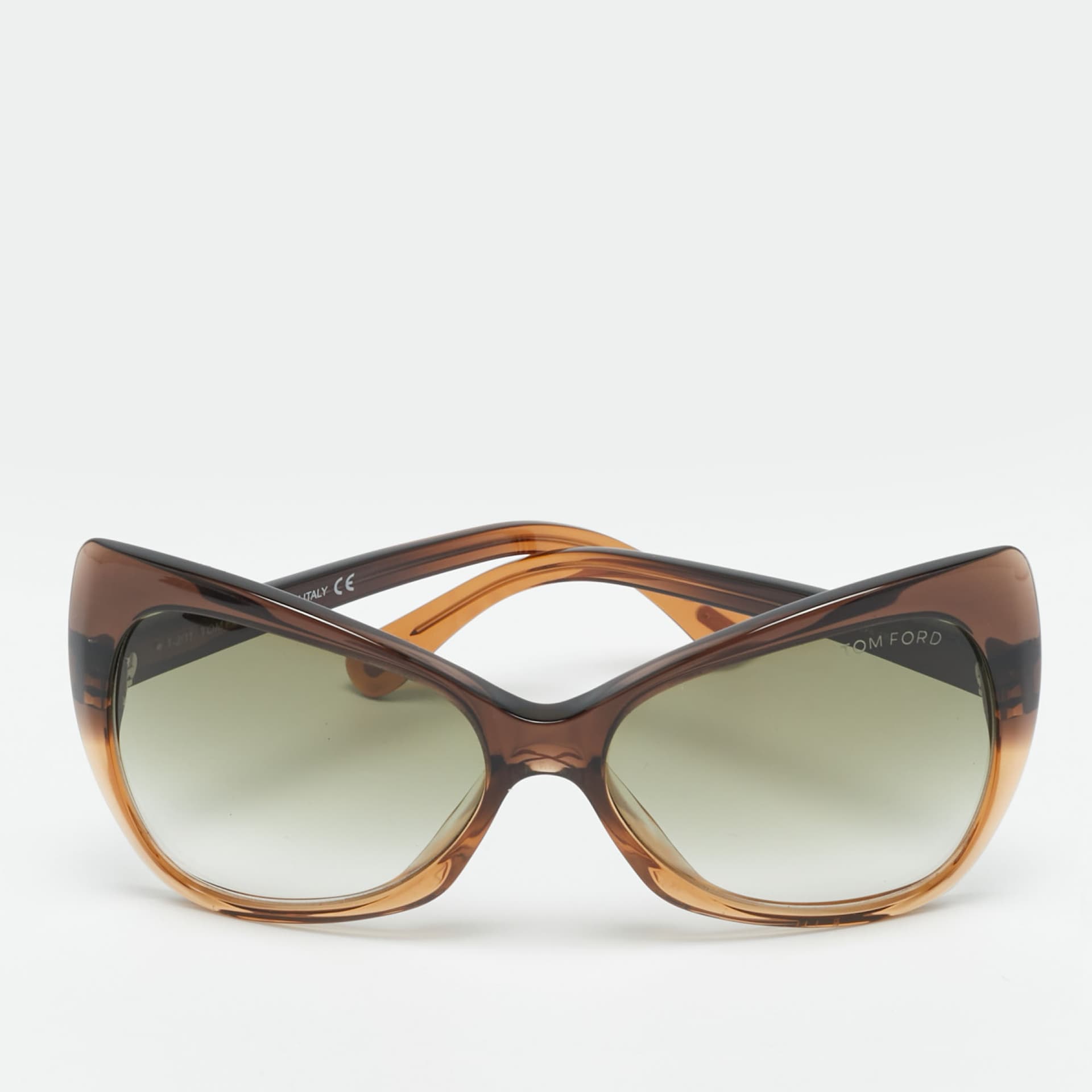 Tom Ford Brown Gradient TF175 Nico Butterfly Sunglasses