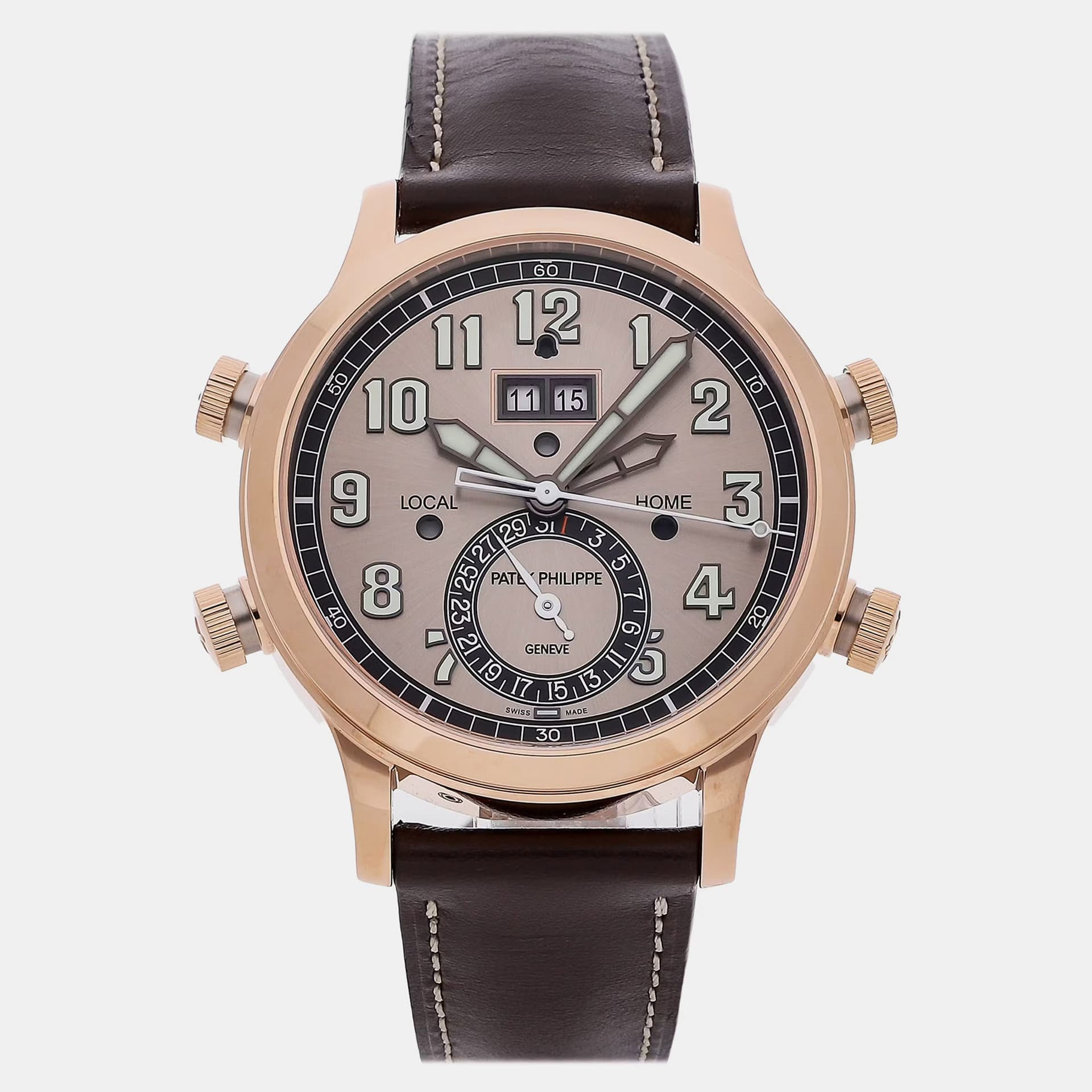 Patek Philippe Grand Complications 5520RG-001 Grey 18K Rose Gold Automatic Men's Wristwatch 42mm