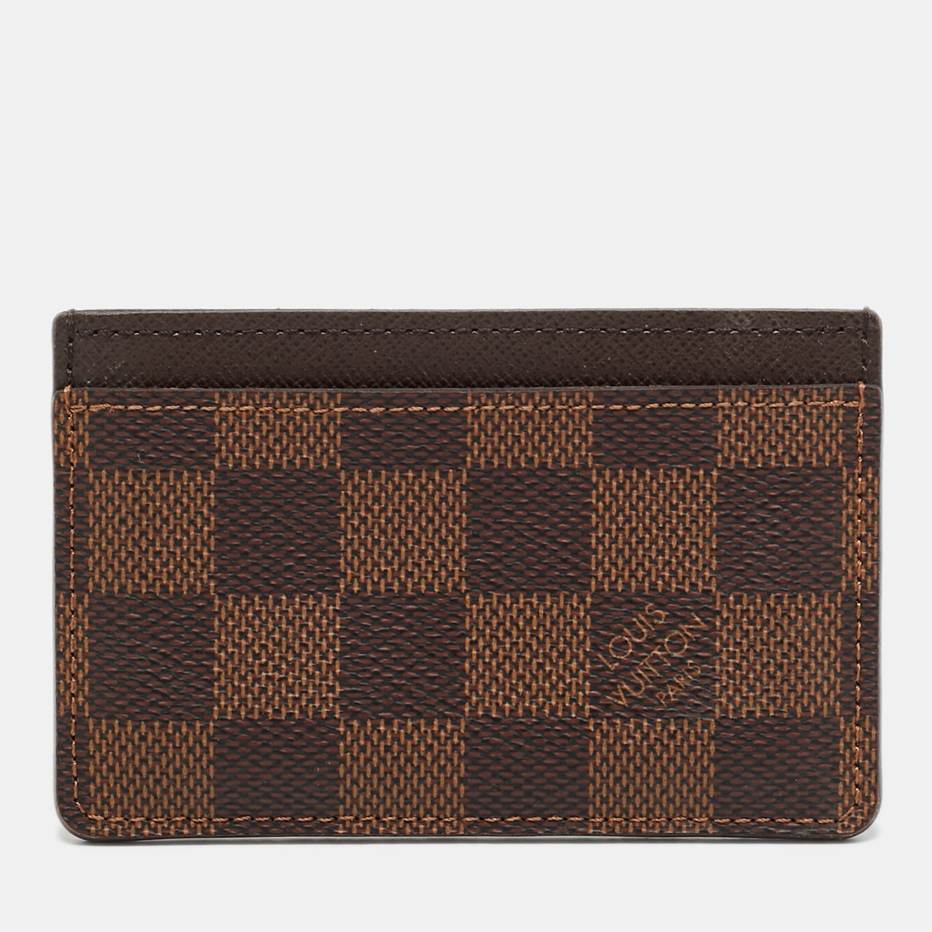 Louis Vuitton Damier Ebene Canvas Card Holder