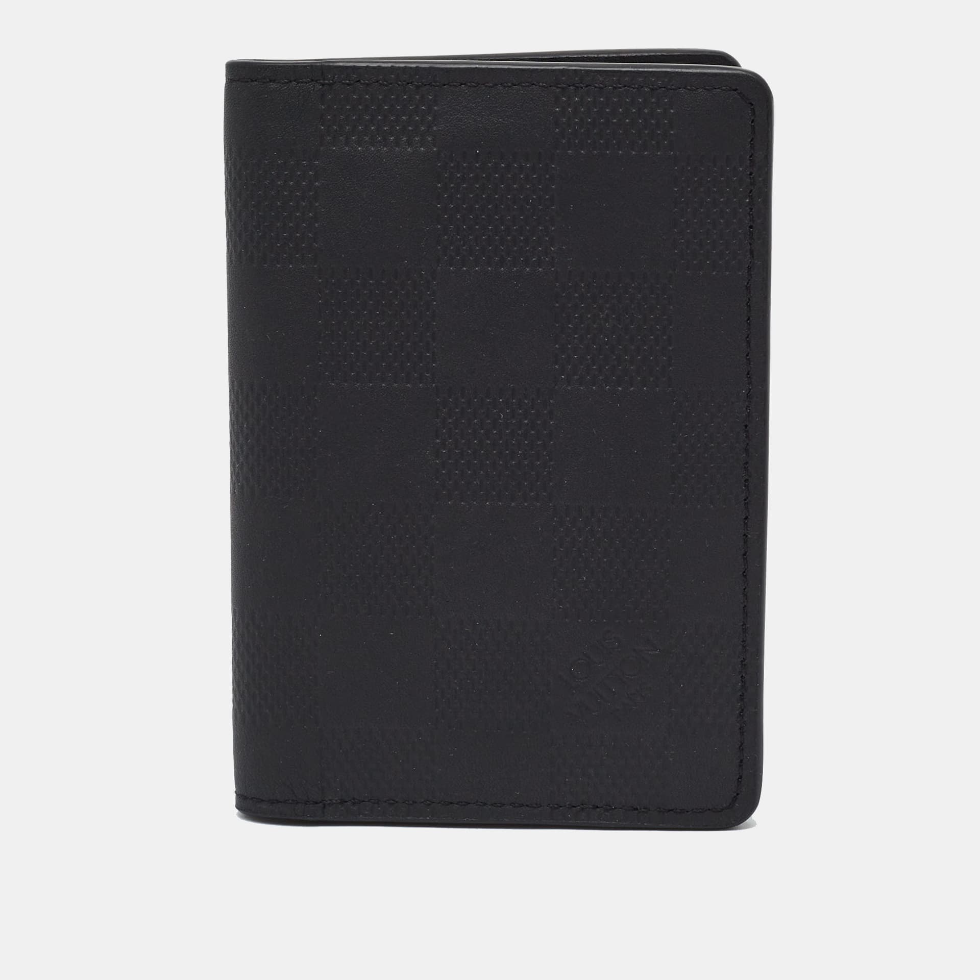 Louis Vuitton Black Damier Infini Leather Pocket Organizer