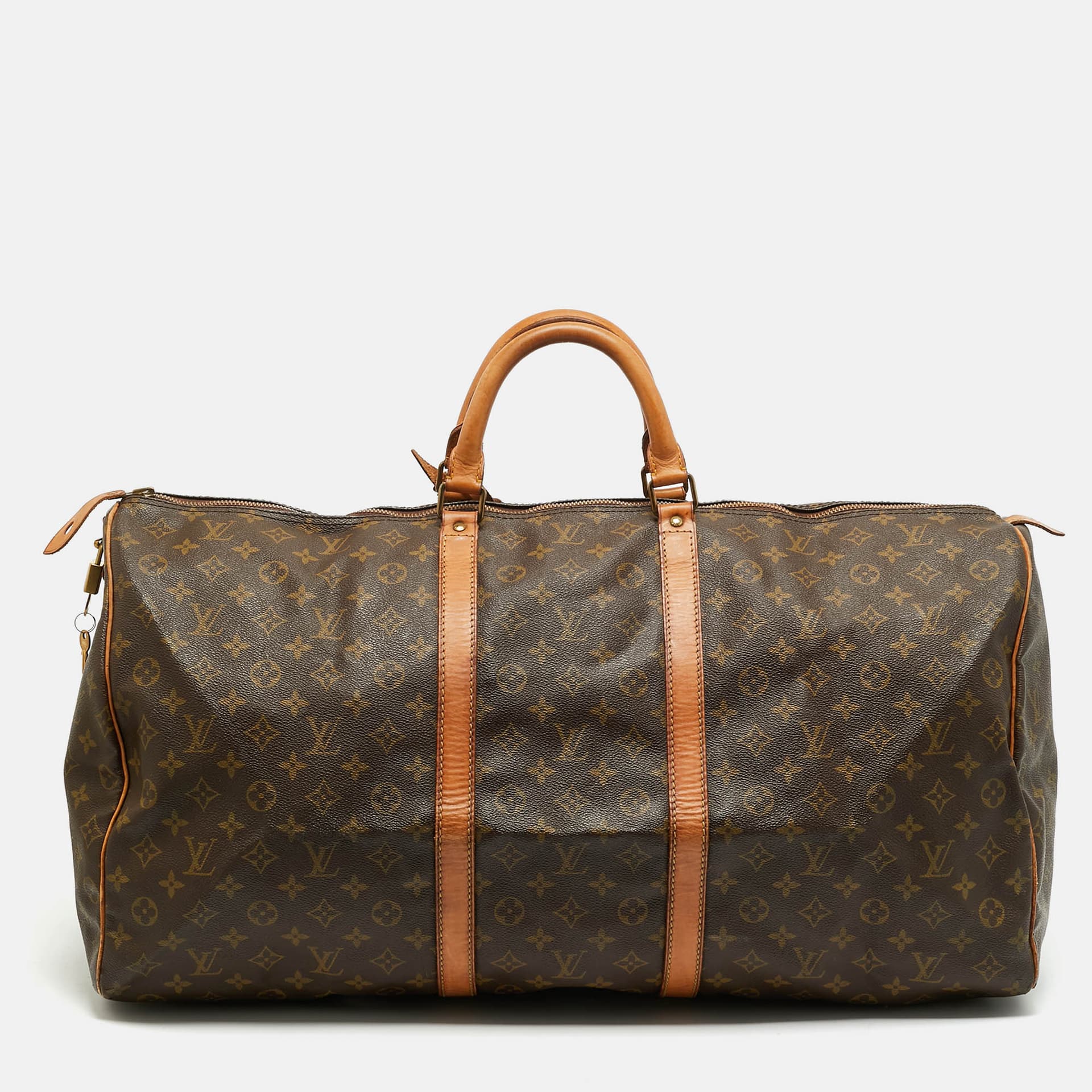 Louis Vuitton Keepall 60 Monogram Canvas Bag