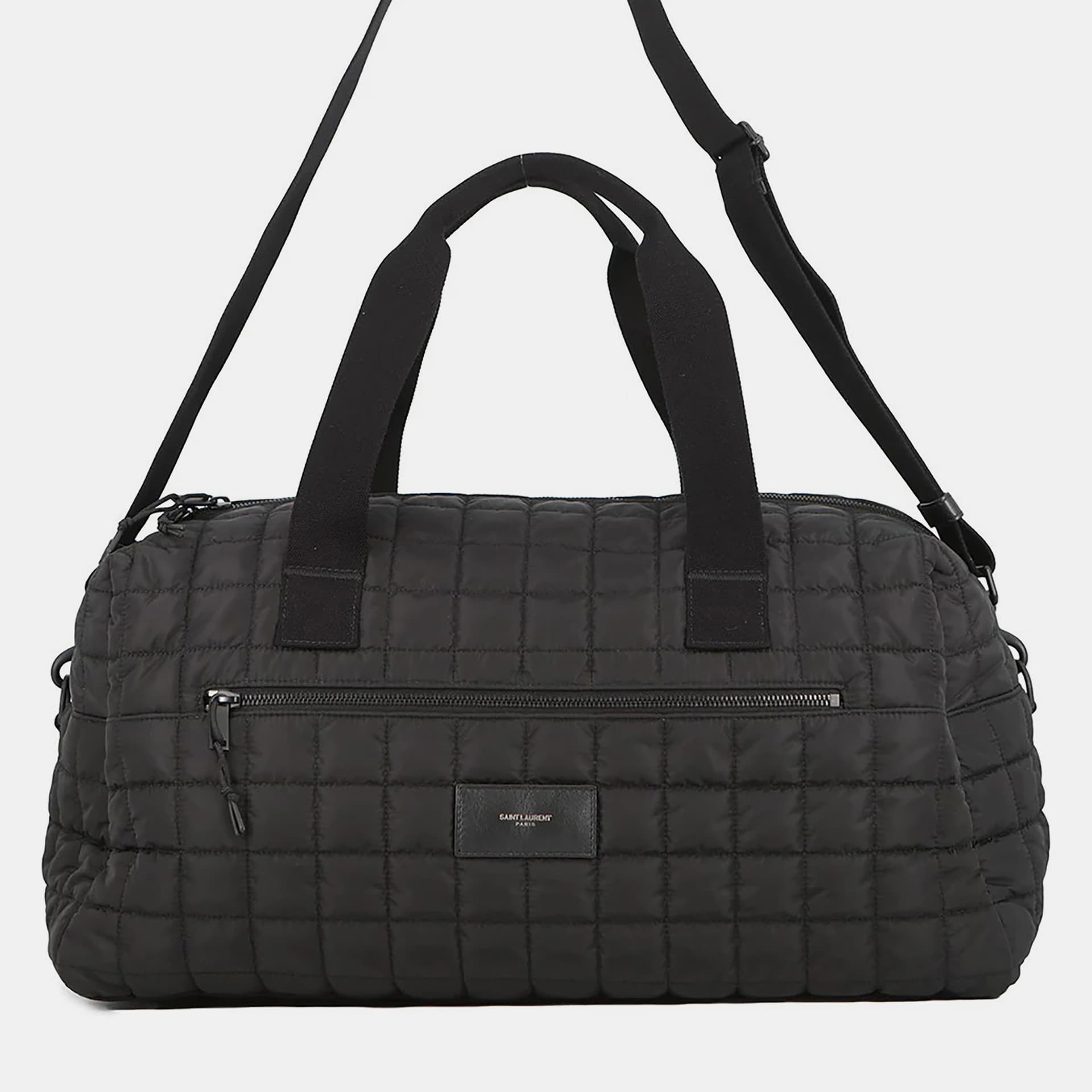 Saint Laurent Paris Nux Travel Bag Black Nylon