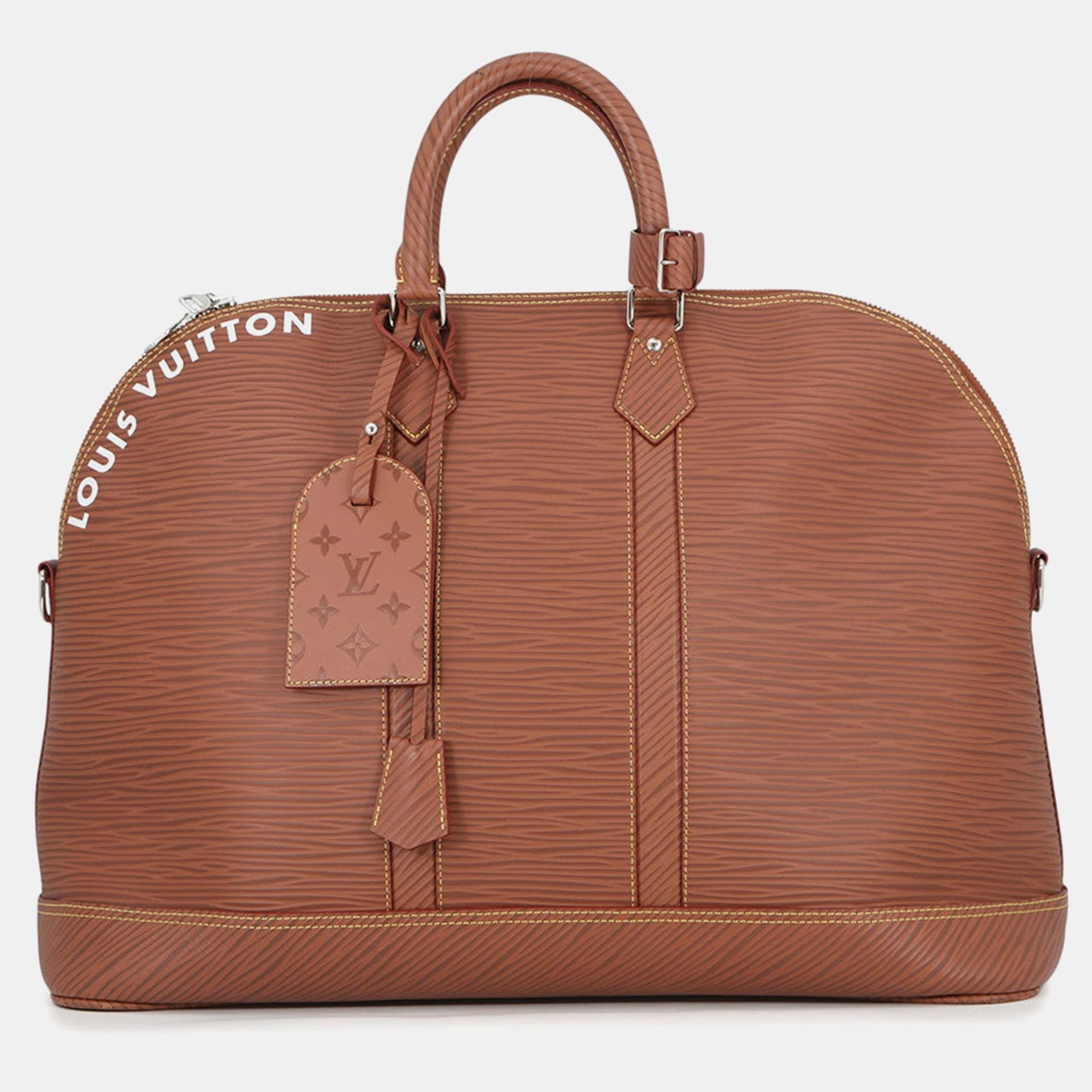 Louis Vuitton Alma Travel Cognac Epi Xl Size Gm