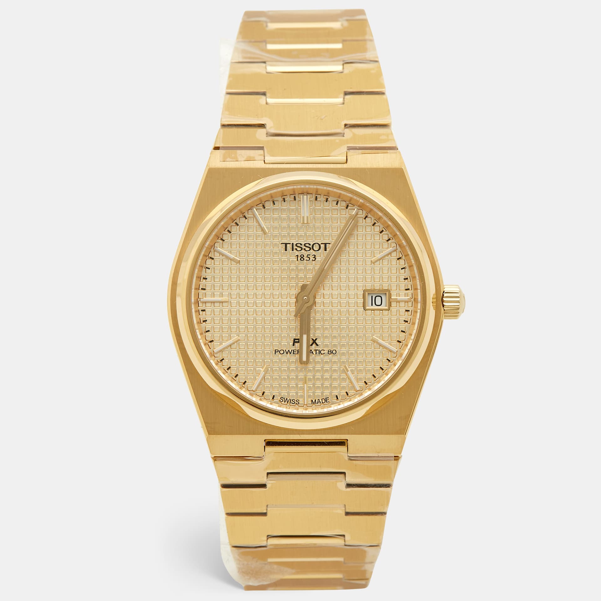 Tissot PRX T137.407.33.021.00 Champagne Dial PVD Coated Stainless Steel Men's Wristwatch 40 mm