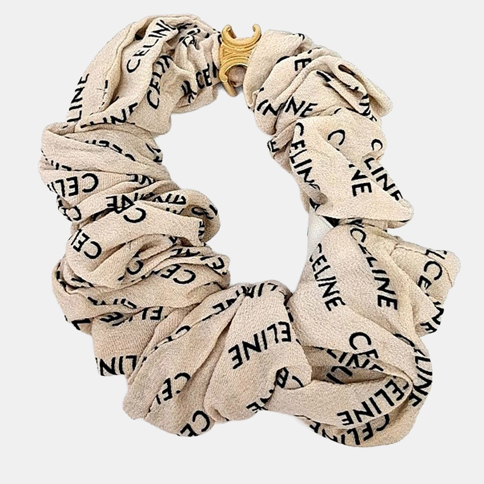 Celine Silk Hair Scrunchie