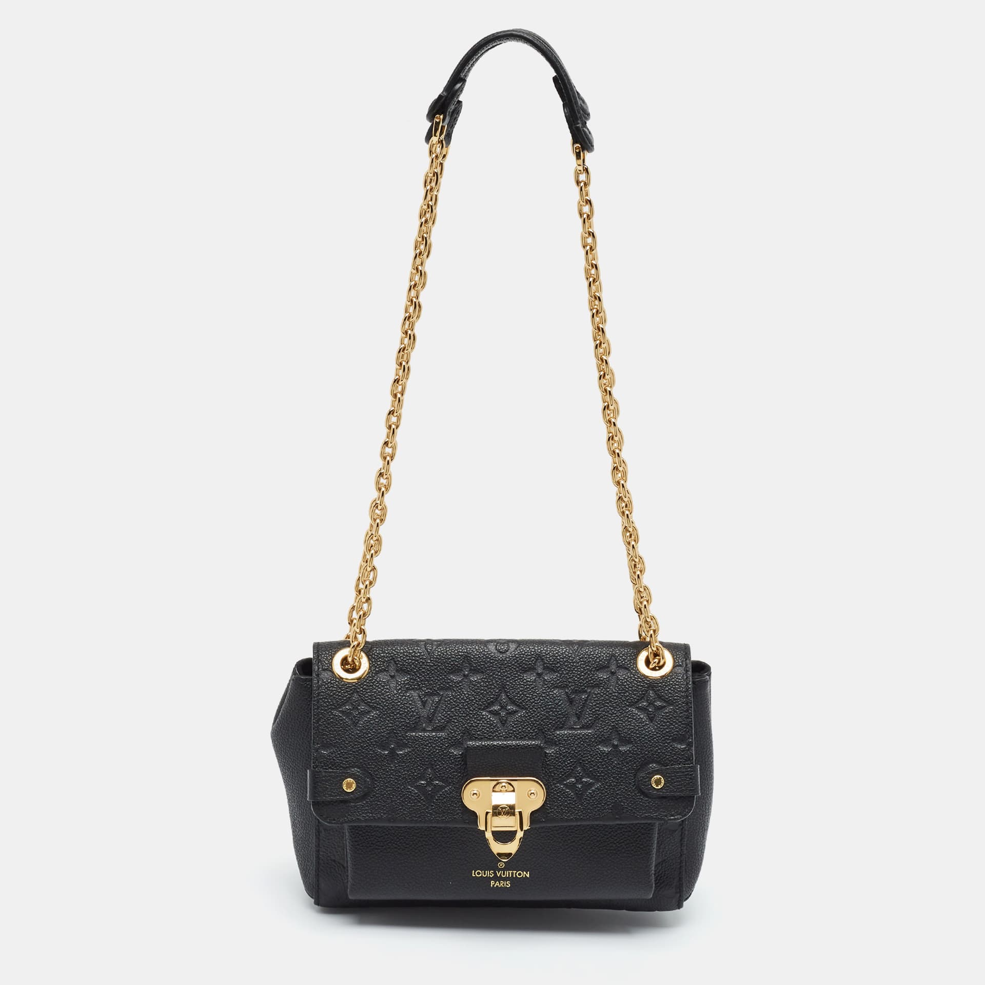 Louis Vuitton Vavin BB Black Monogram Empreinte Leather Bag
