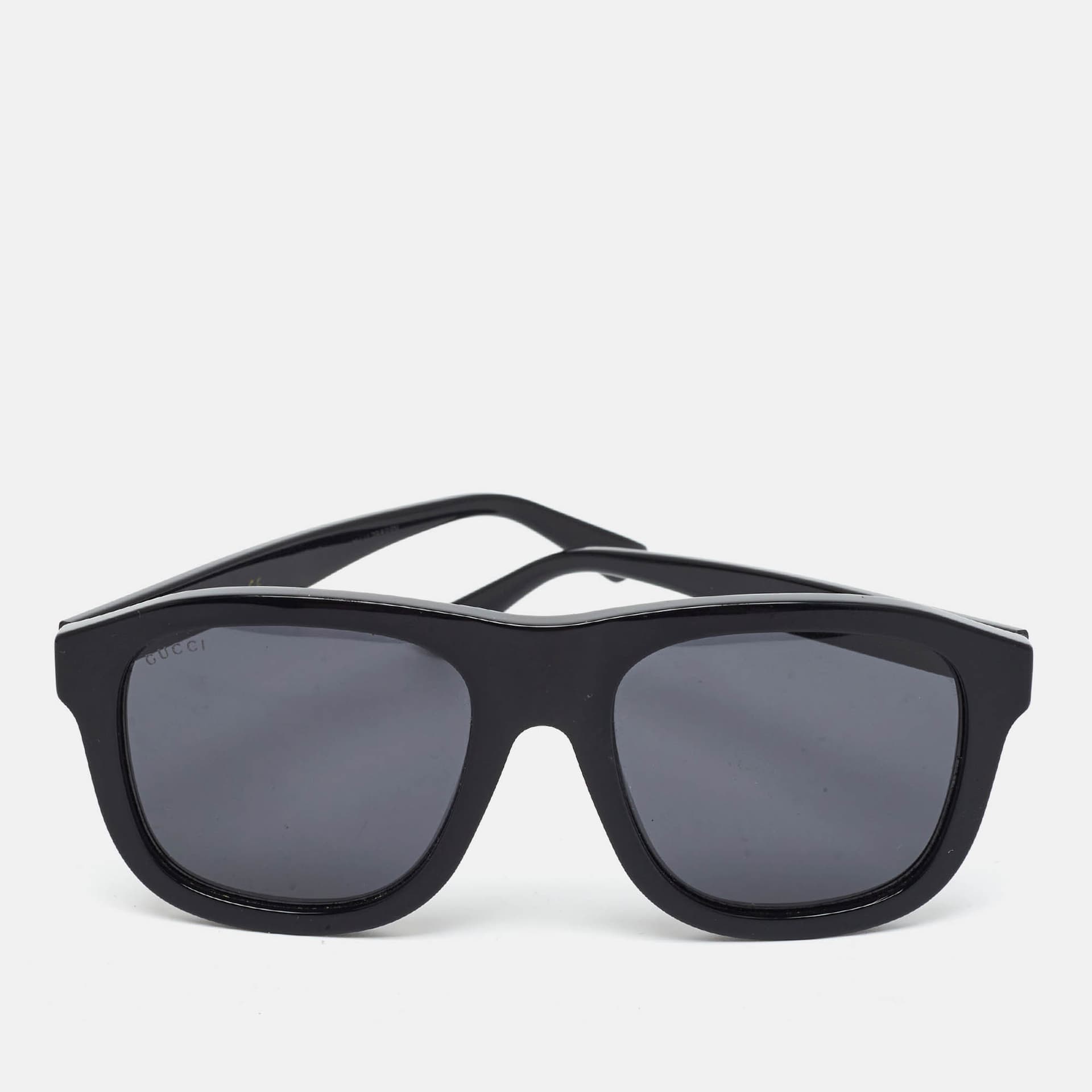 Gucci Black/Grey GG1316S Square Sunglasses