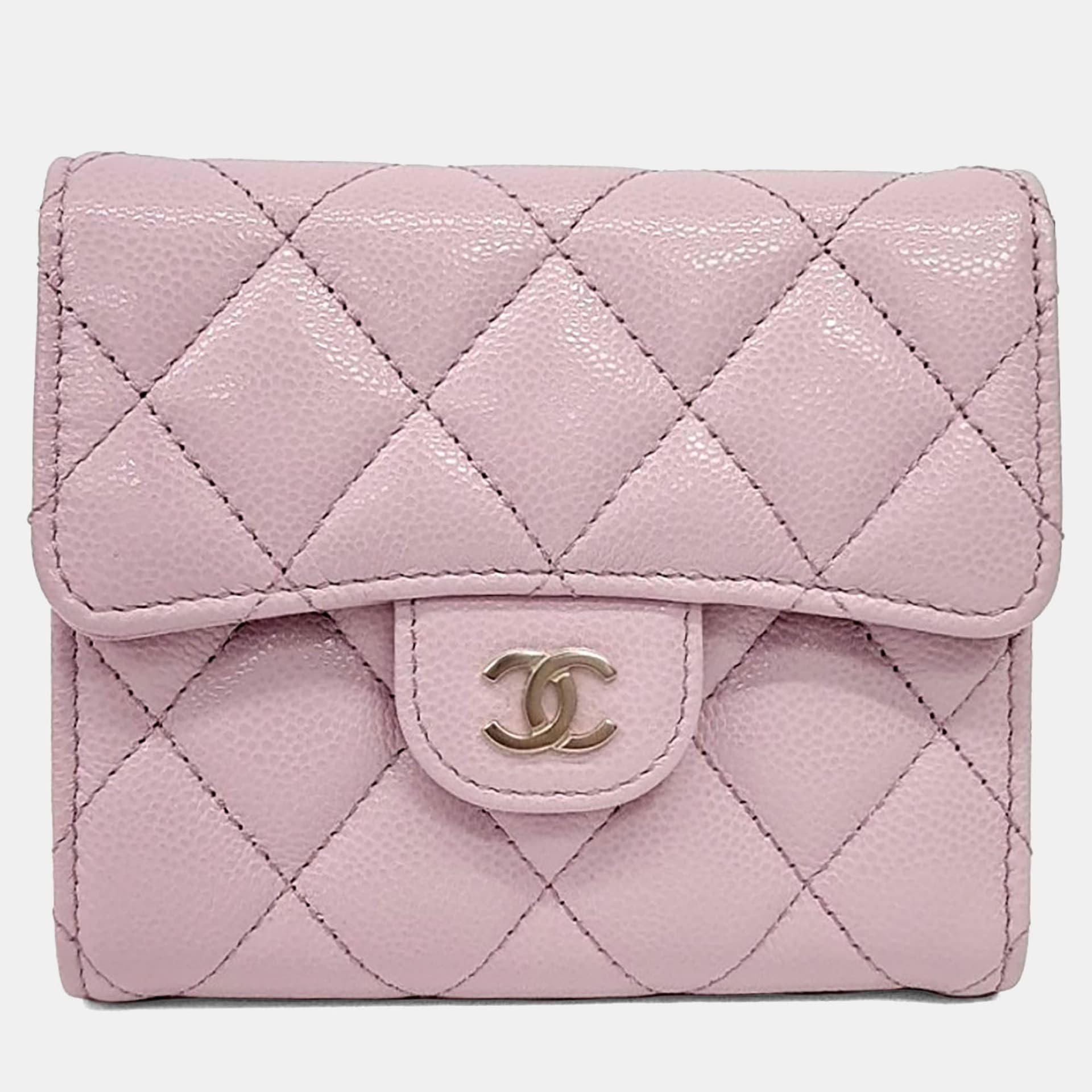 Chanel Caviar Pink Wallet