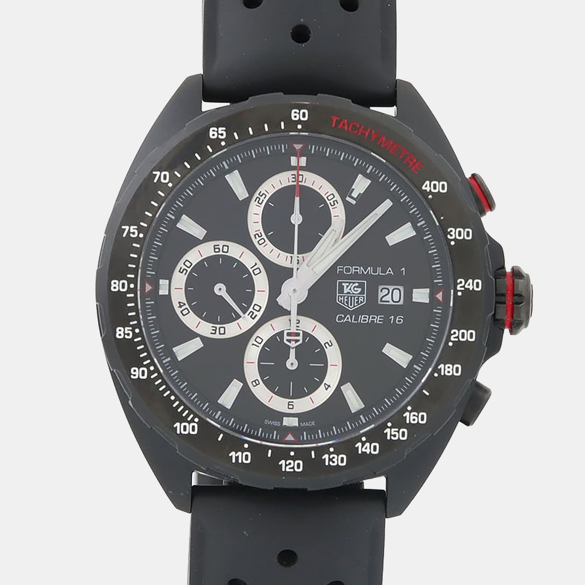 Tag Heuer Formula 1 Calibre 16 CAZ2011.FT8024 Black Stainless Steel Automatic Men's Wristwatch 44mm