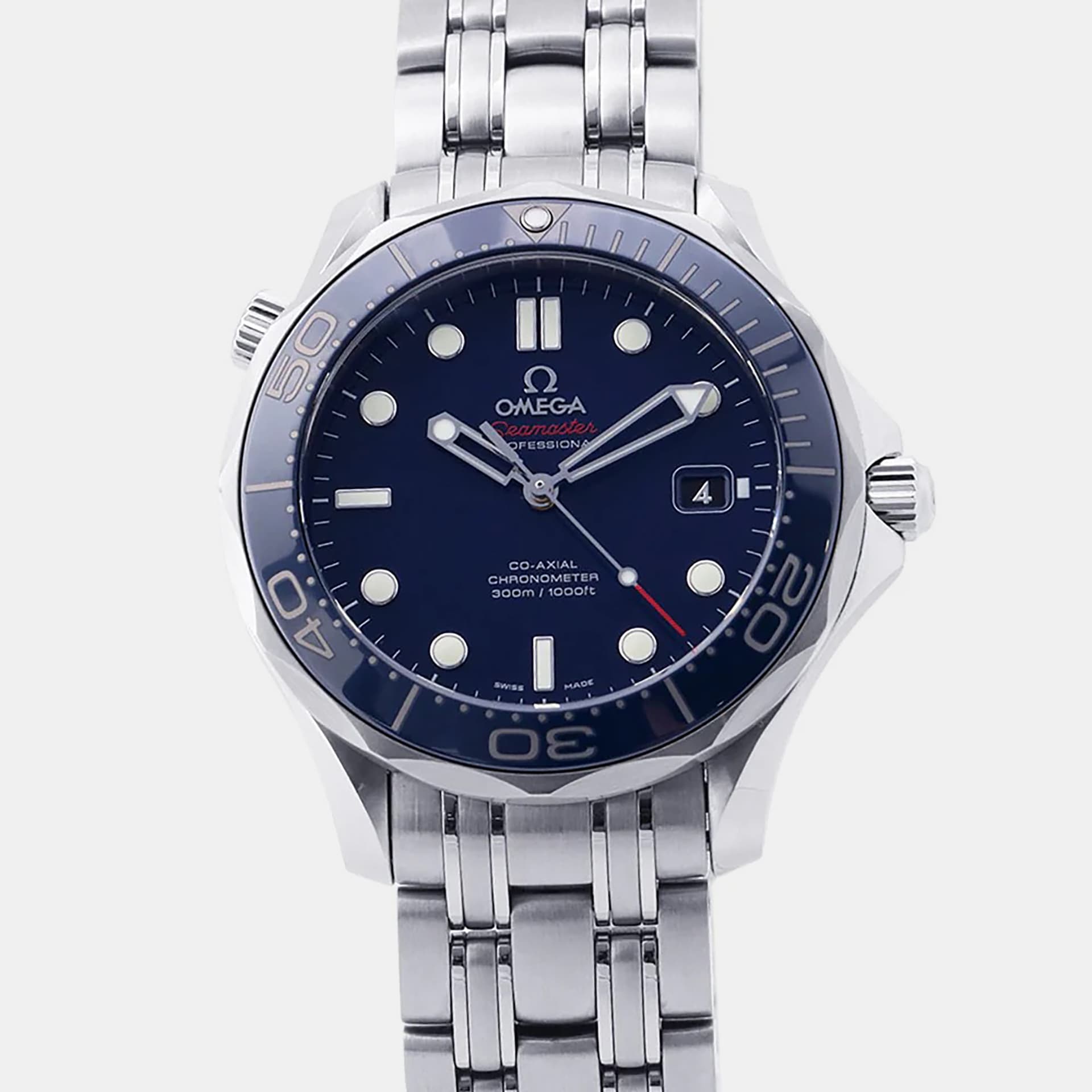 Omega Seamaster Diver300 212.30.41.20.03.001 Blue Stainless Steel Automatic Men's Wristwatch 41mm
