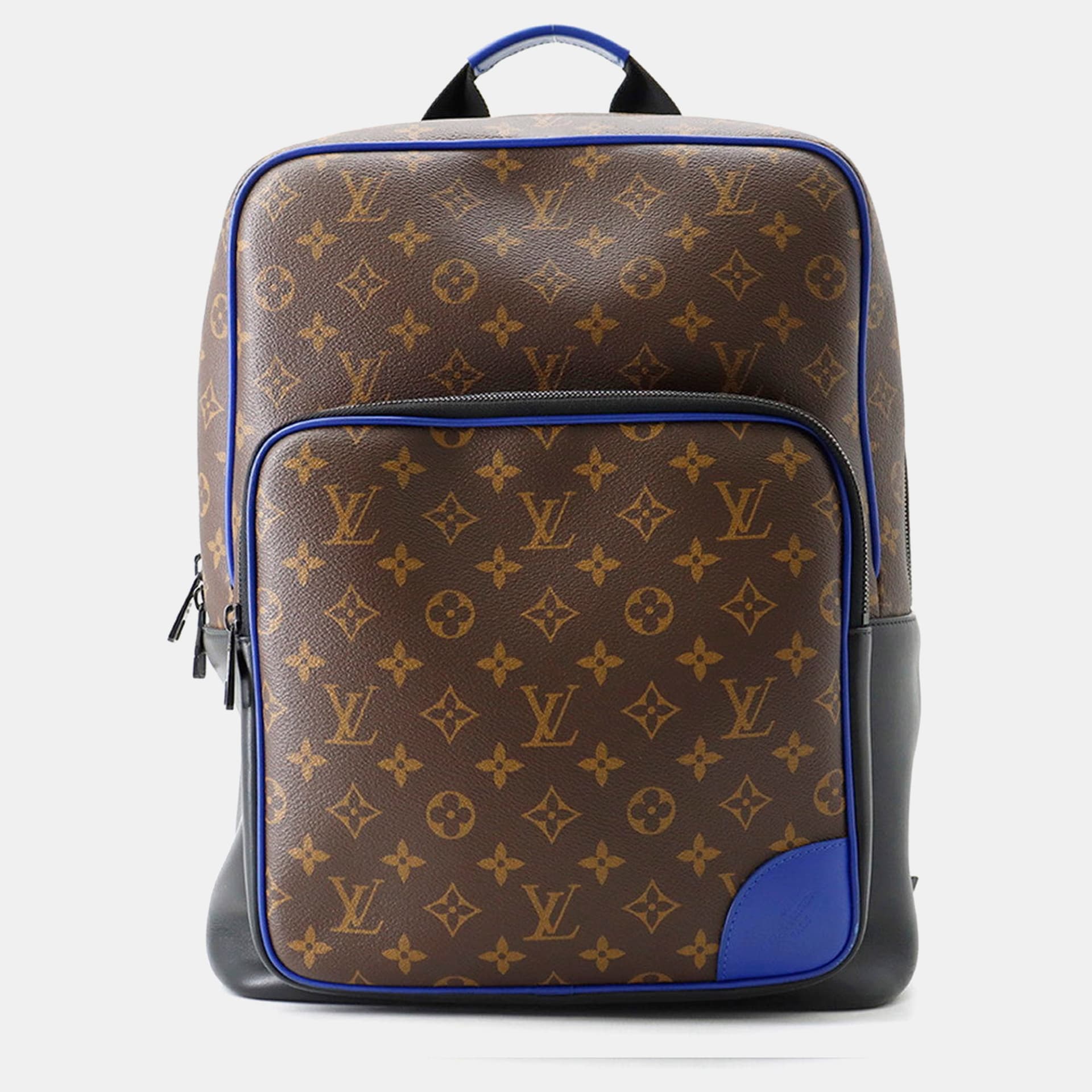 Louis Vuitton Dean MM Brown Monogram Macassar Canvas Backpack Bag
