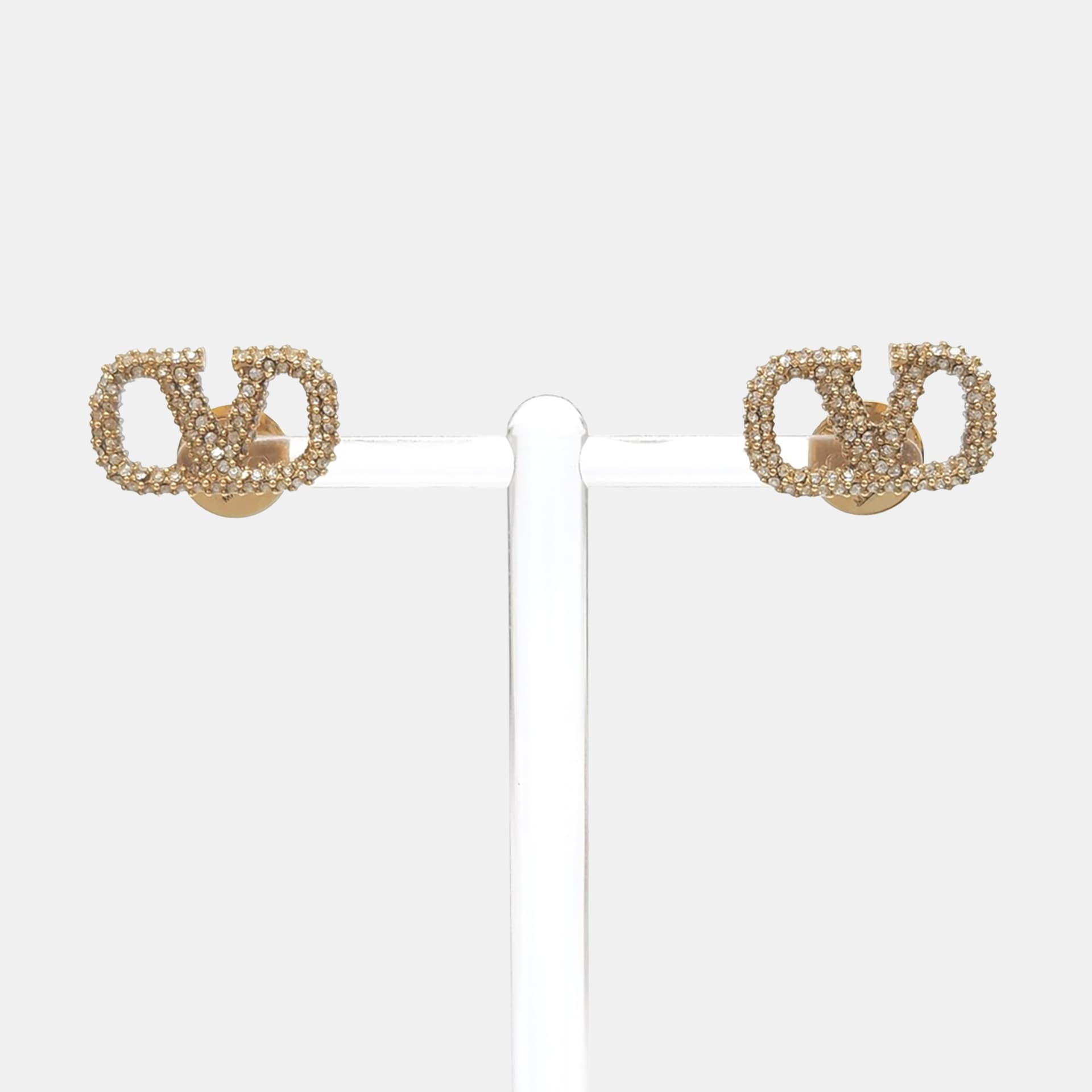 Valentino Metal V-logo earrings
