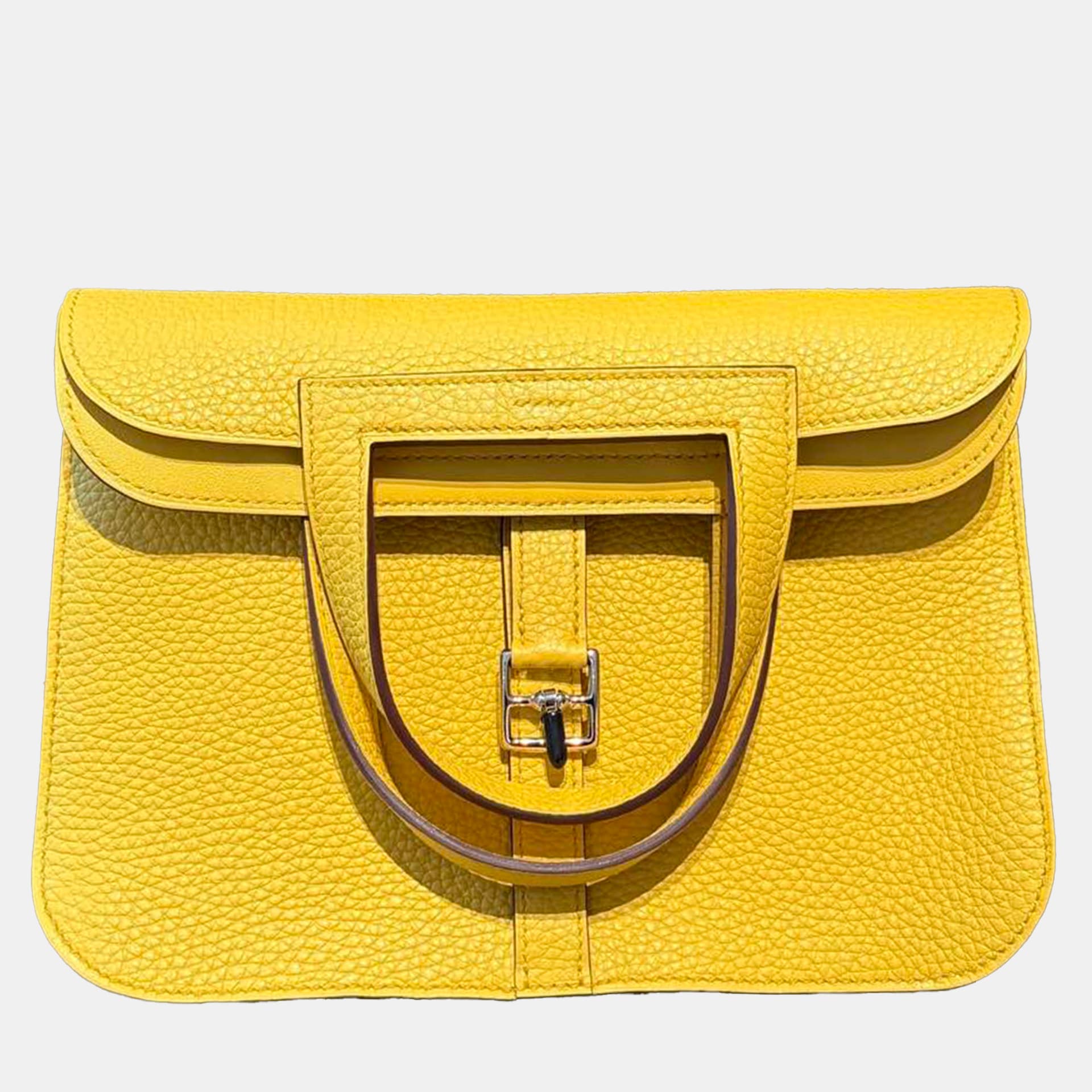 Hermes Halzan25 B4 Sun Tc Leather Palladium Hardware B Stamp