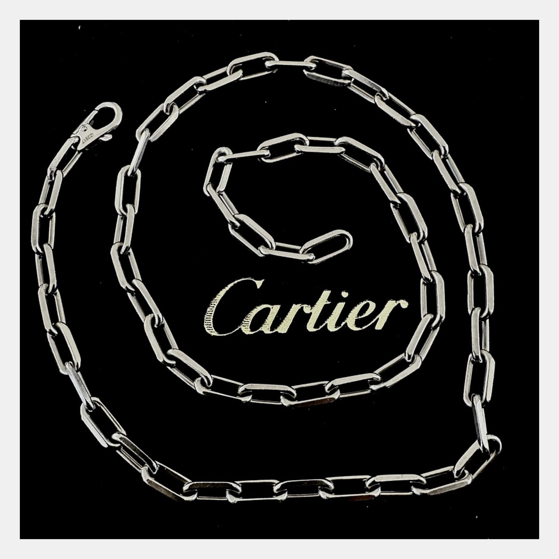 Cartier Santos de Cartier 18K White Gold Necklace