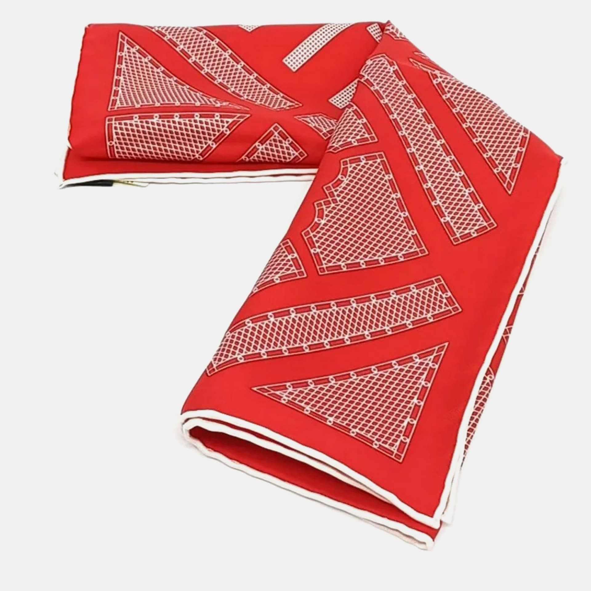 Herm&egrave;s Multicolor Silk Petite Scarf
