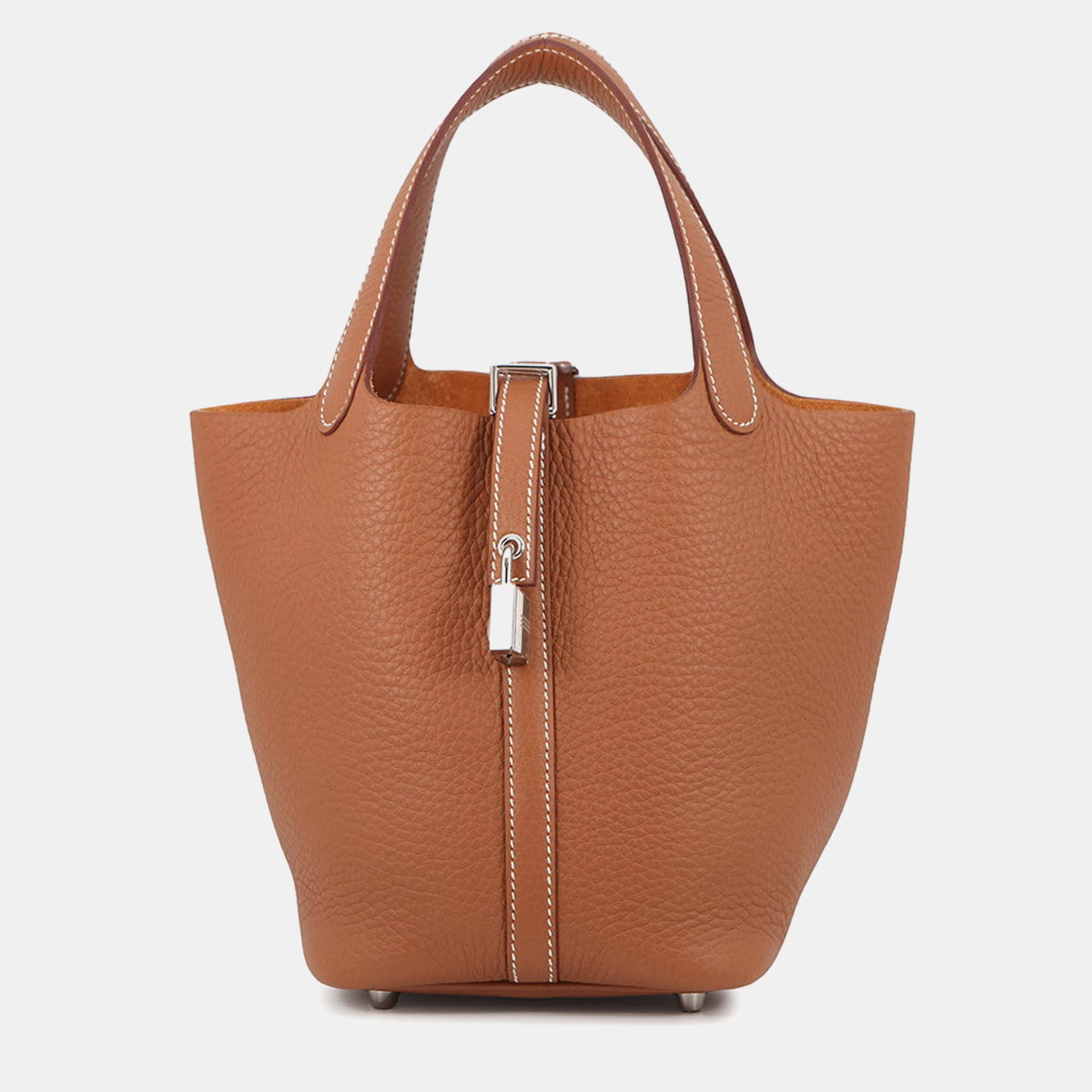 Hermes Picotin Lock Gold Taurillon Clemence Size PM