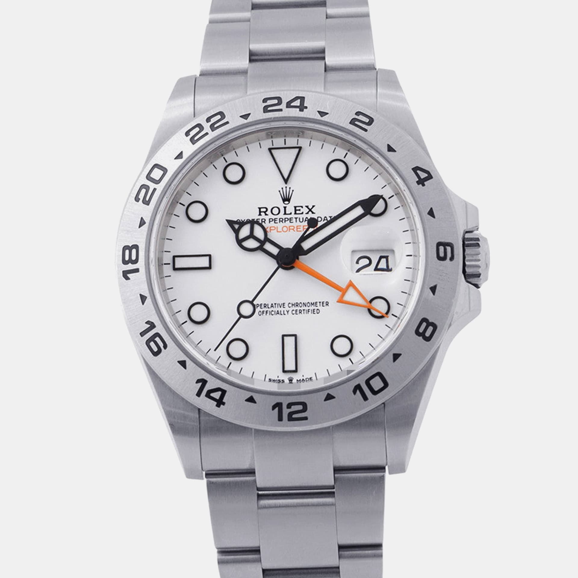 Rolex Explorer II 226570 White Stainless Steel Automatic Men's Wristwatch 42mm