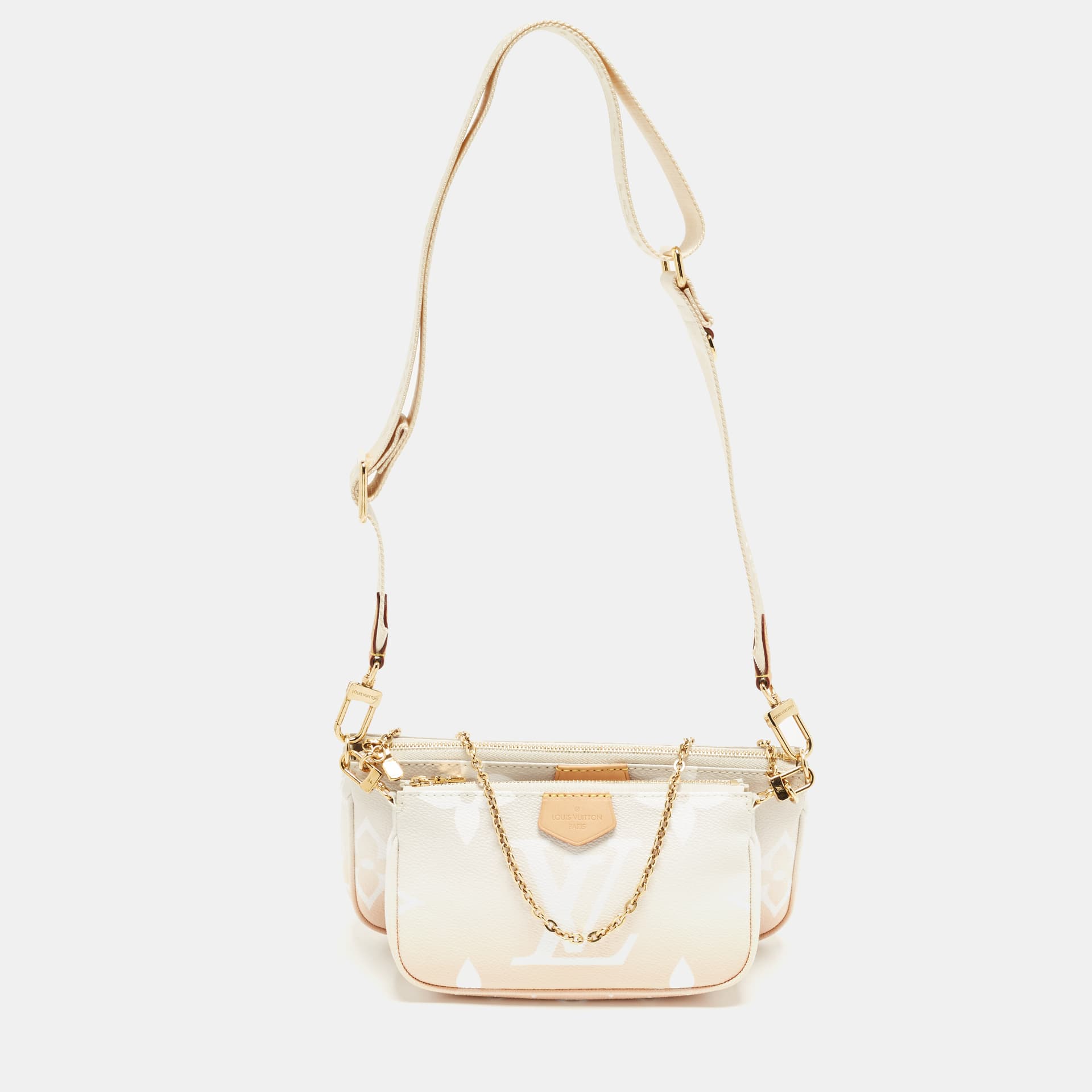 Louis Vuitton Multi Pochette Accessories Brume Monogram Giant By The Pool Canvas Shoulder Bag