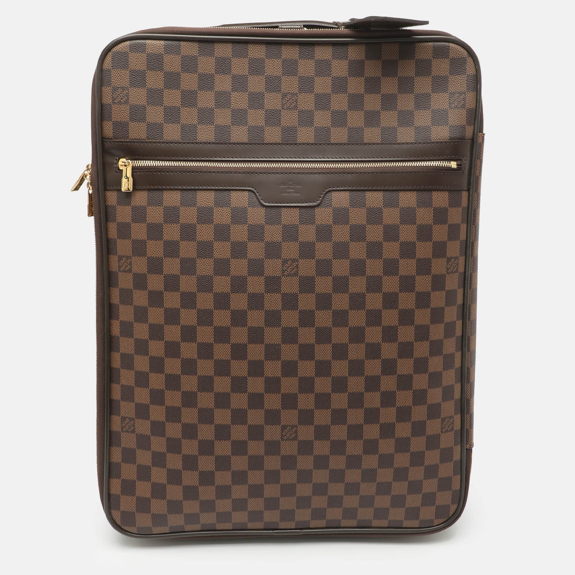 Louis Vuitton Pegase 55 Damier Ebene Canvas Suitcase Luggage