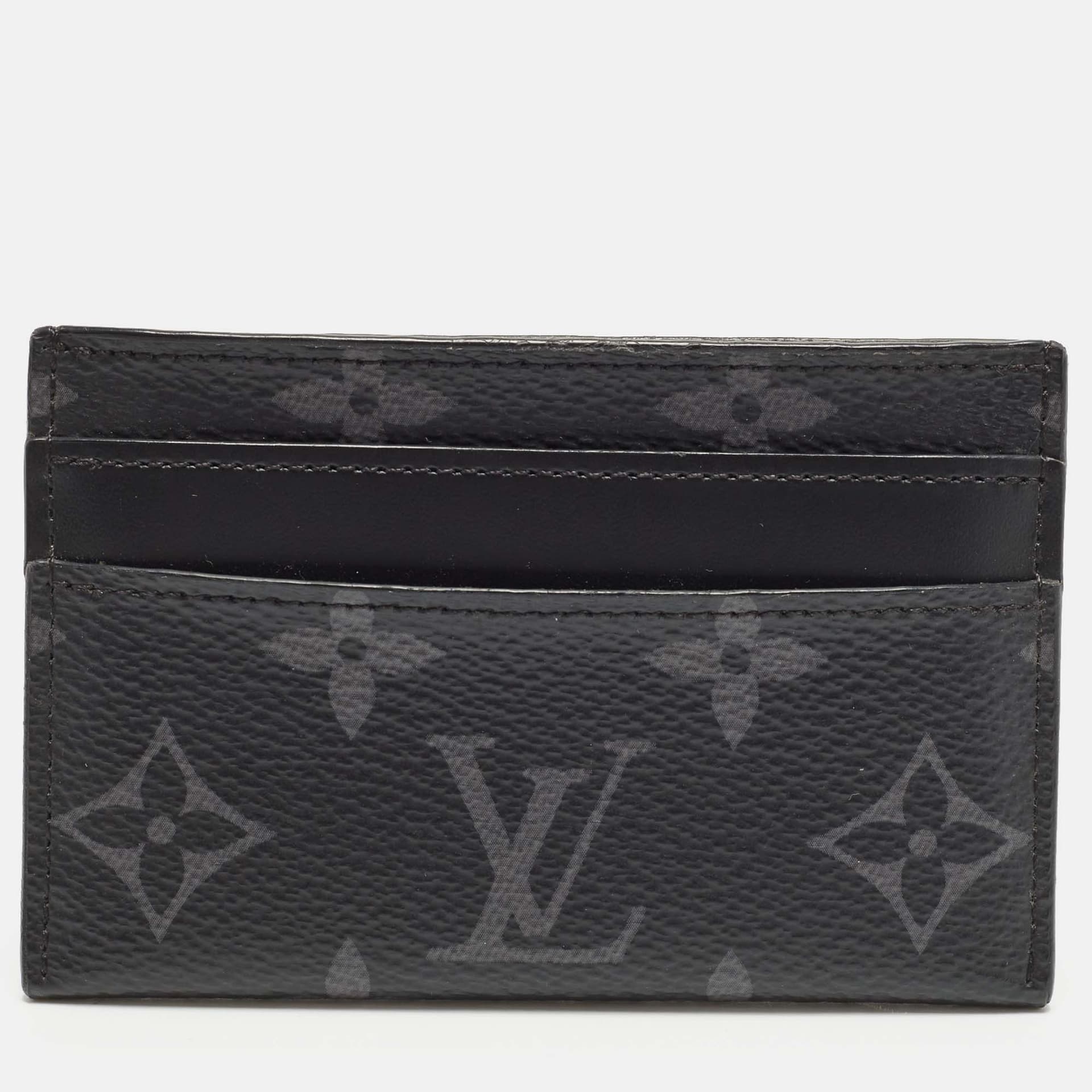 Louis Vuitton Monogram Eclipse Double Card Holder