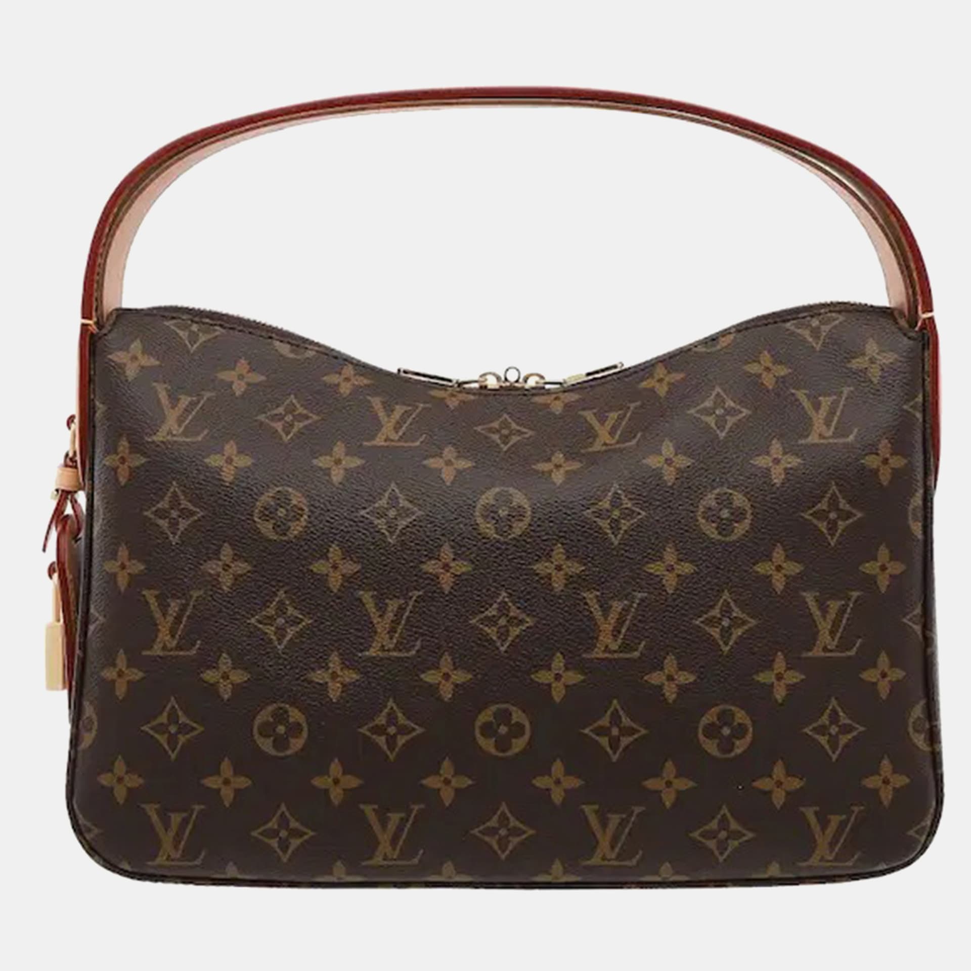 Louis Vuitton Slouchy PM Brown Monogram Canvas Shoulder Bag