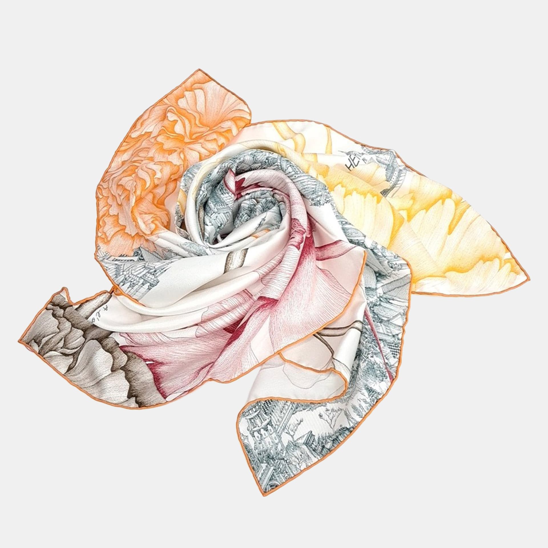 Herm&egrave;s Silk Multicolor scarf
