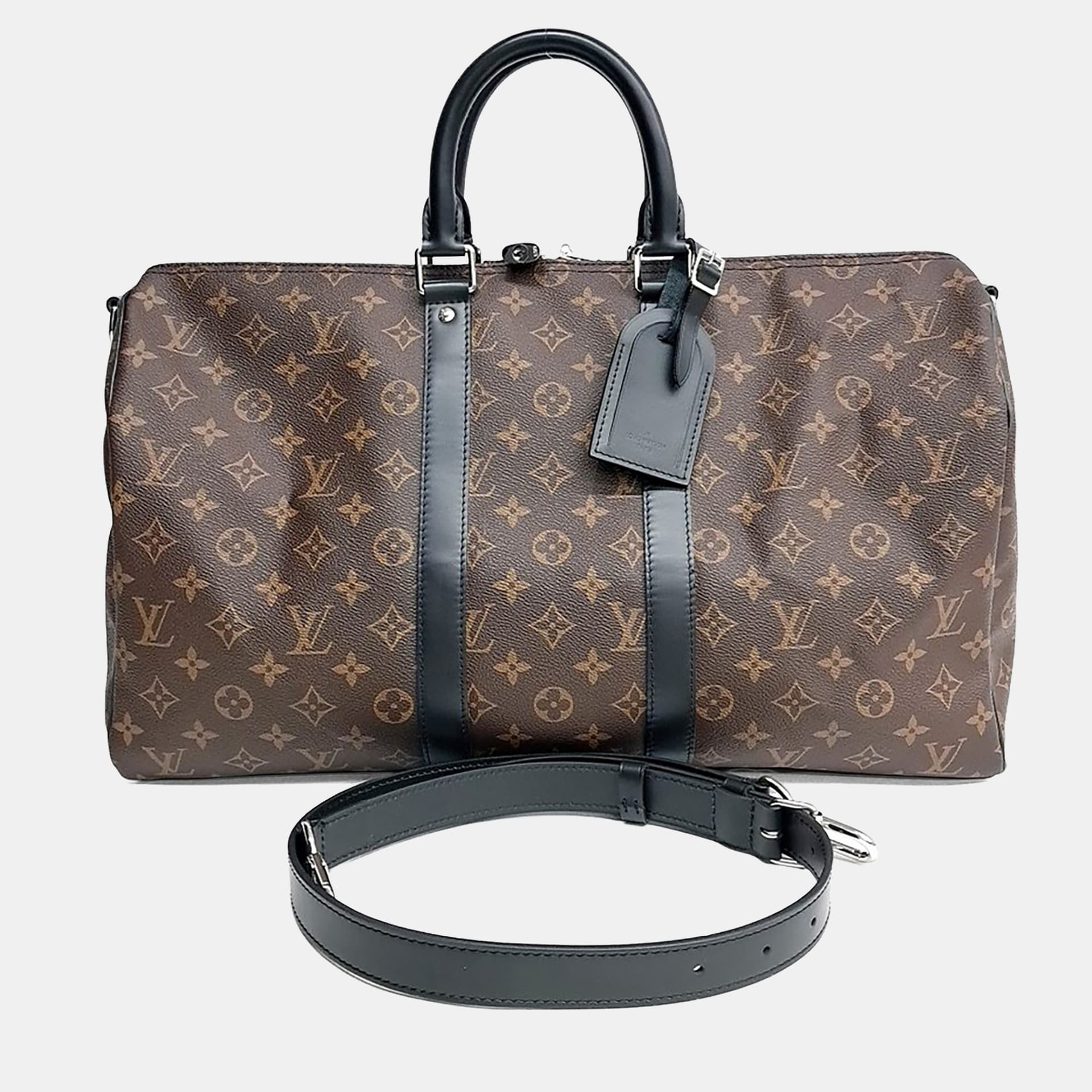 Louis Vuitton Macassar Bandouli&egrave;re Keepall 45 M56711