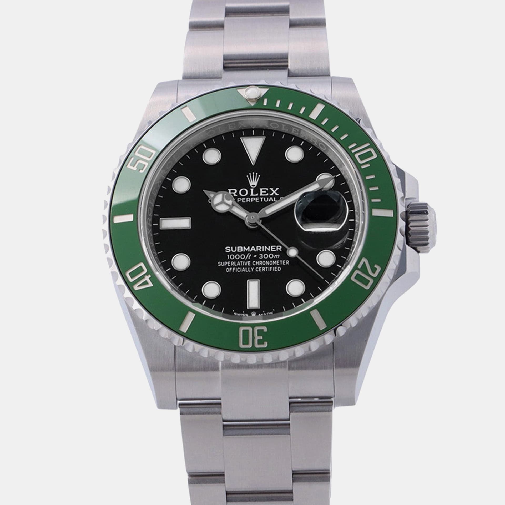 Rolex Submariner 126610Lv Black Stainless Steel Automatic Men's Wristwatch 41mm