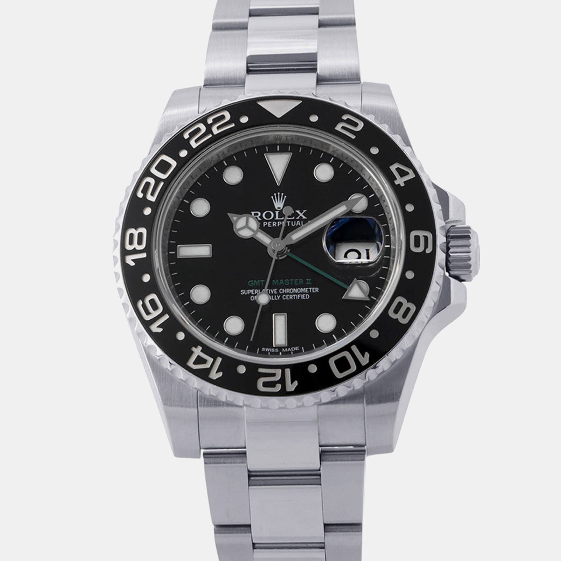 Rolex GMT-Master II 116710 Black Stainless Steel Automatic Men's Wristwatch 40mm