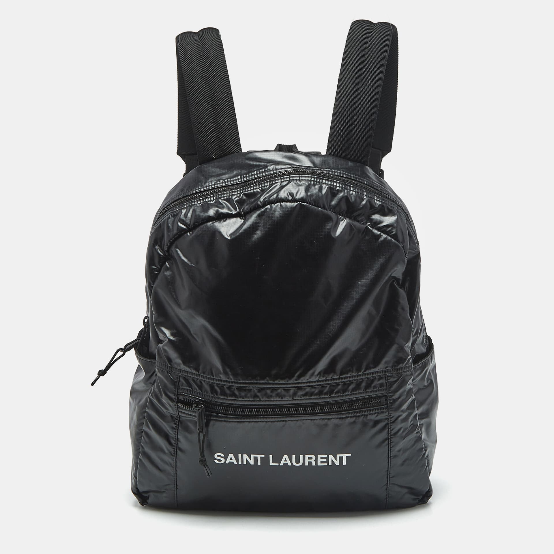 Saint Laurent Nuxx Black Nylon Backpack