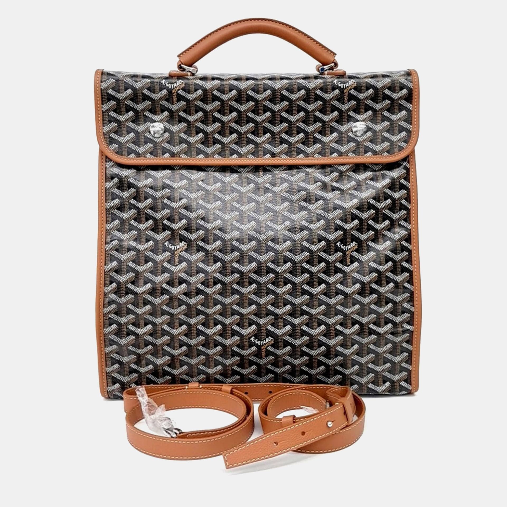 Goyard PVC Brown sanitary backpack