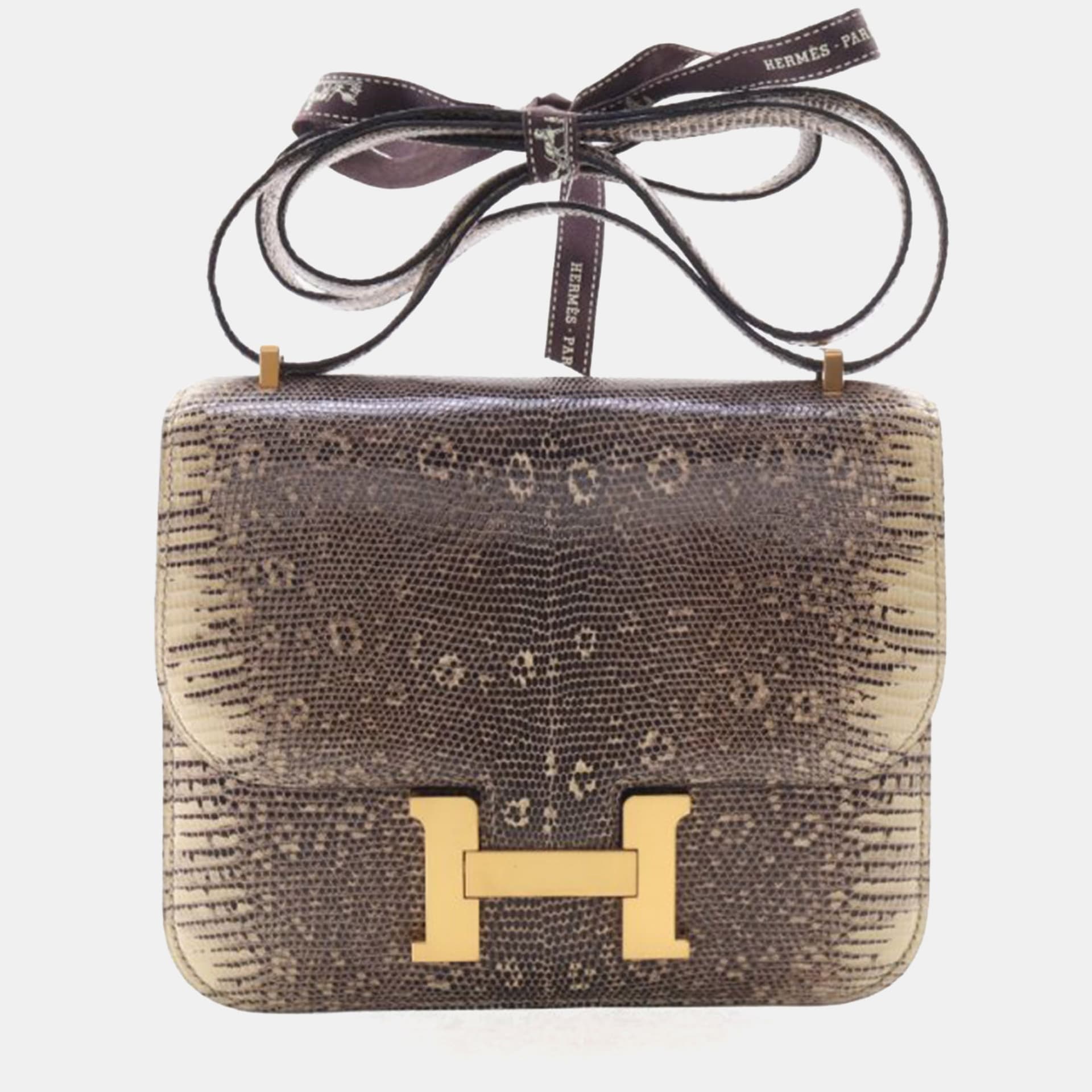 Hermes Constance 18 Ombre Lizard Leather Shoulder Bag