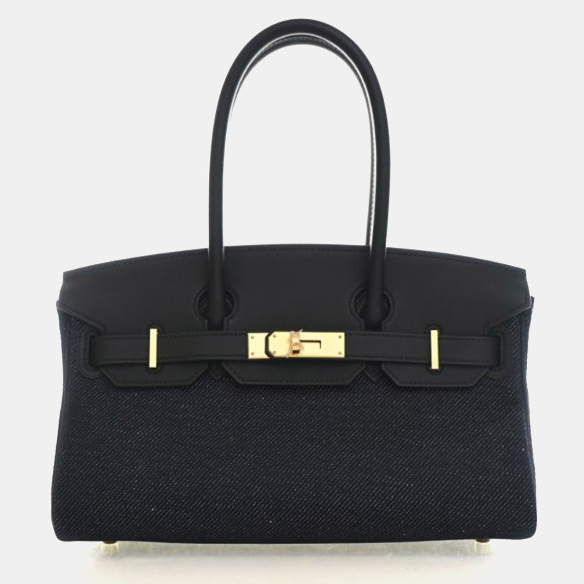 Hermes Birkin 29 Bleu Indigo Shoulder Bag