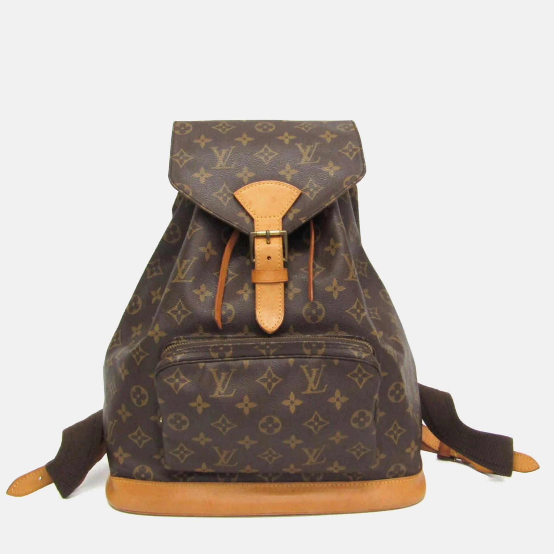 Louis Vuitton Montsouris GM Brown Monogram Canvas Backpack Bag