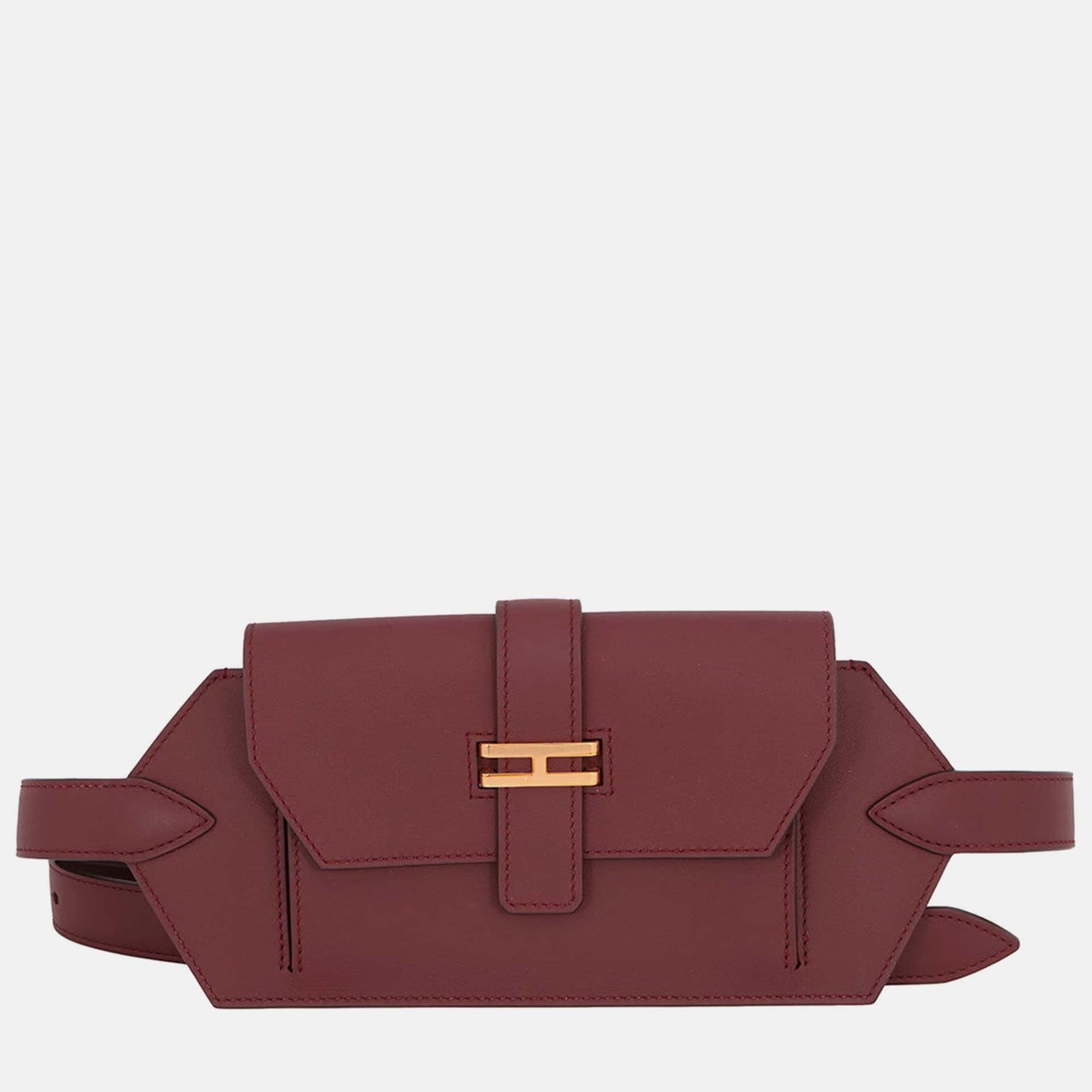 Hermes Belt Elan Pocket 24 Rouge H Swift Leather