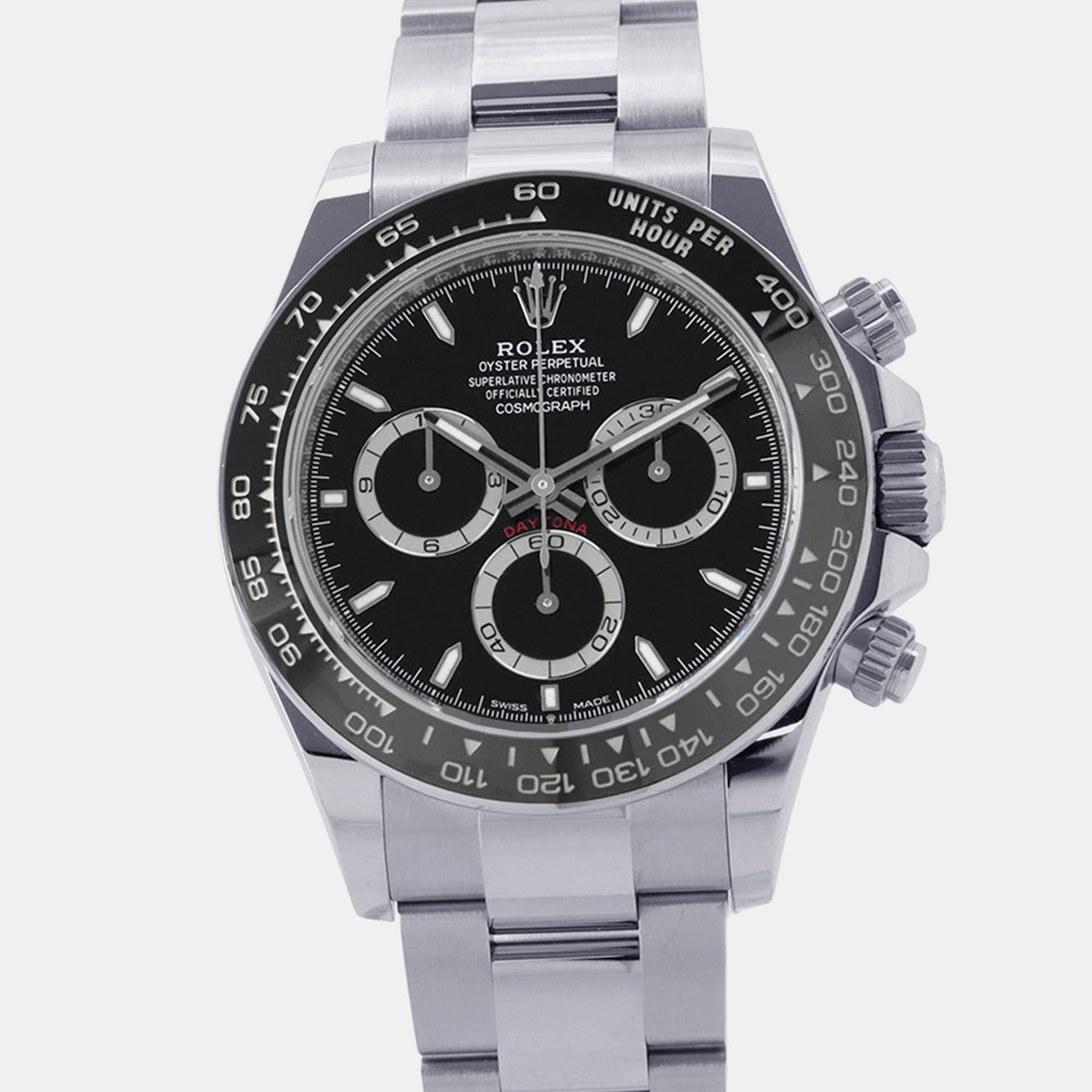 Rolex Cosmograph Daytona 126500LN Black Stainless Steel Automatic Men's Watch 40mm