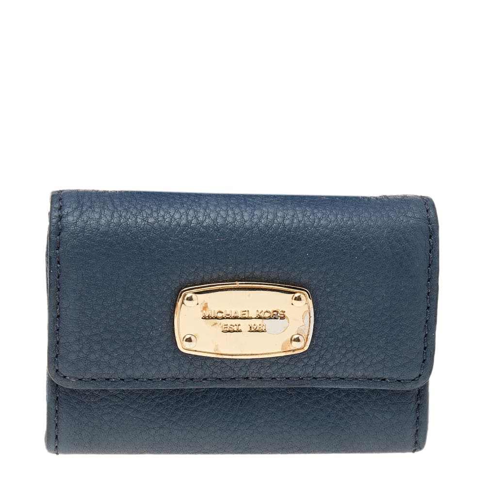 Michael Kors Blue Leather Wallets