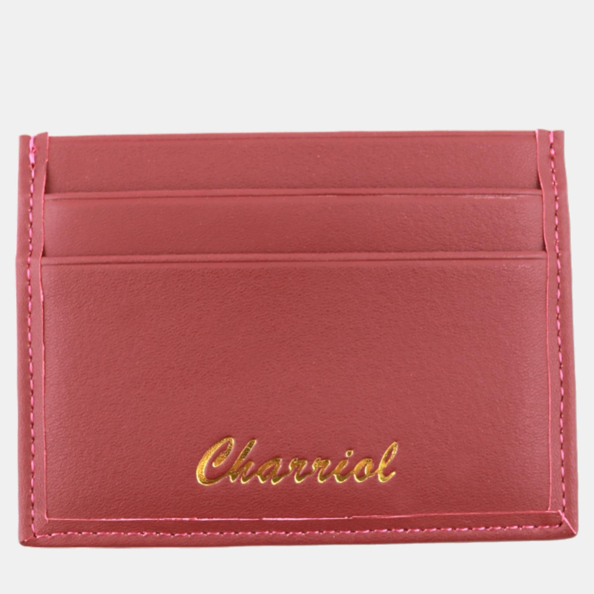 Charriol Christina Burgundy Leather Card Holder Bag